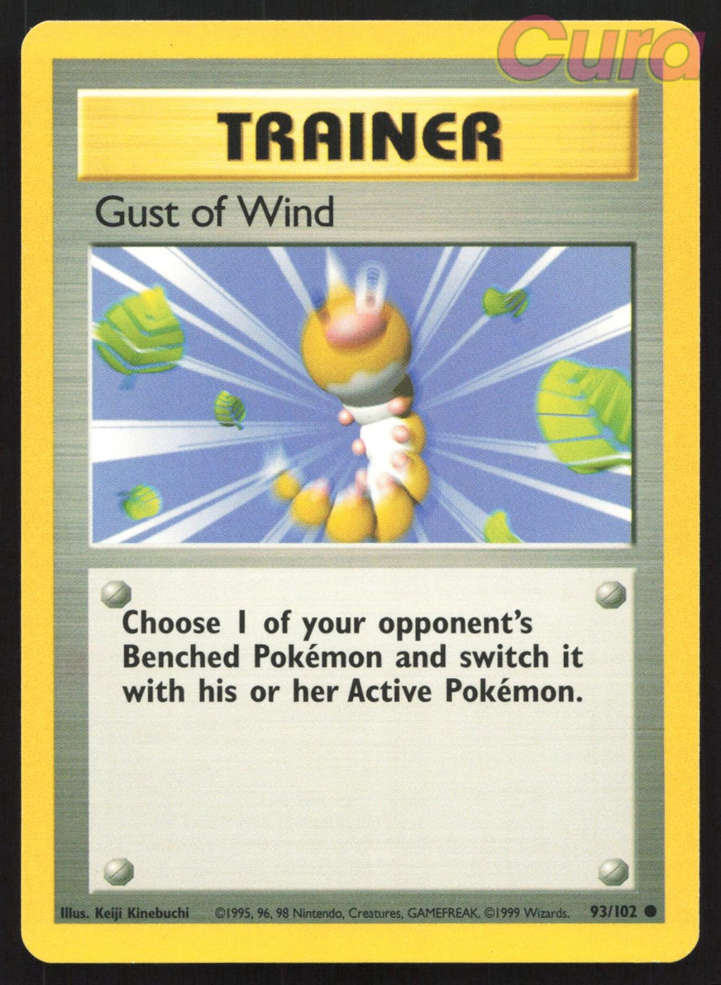 93/102 Gust of Wind - Common - Base Set Unlimited NM