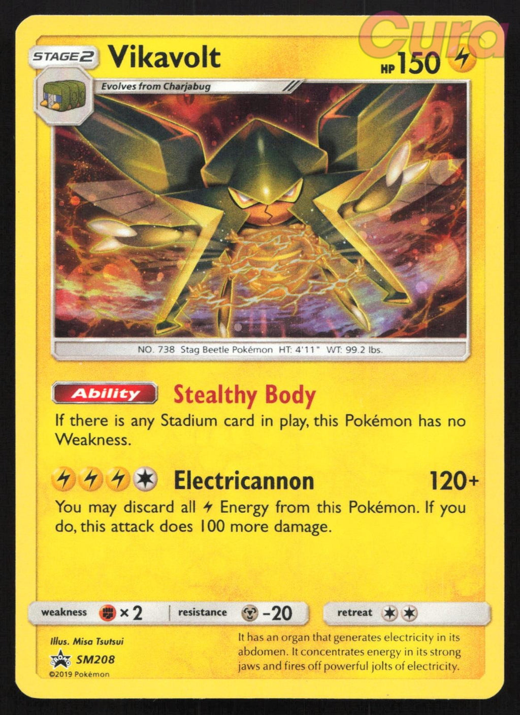SM208 Vikavolt - Holo - Promo - Sun & Moon Promo LP