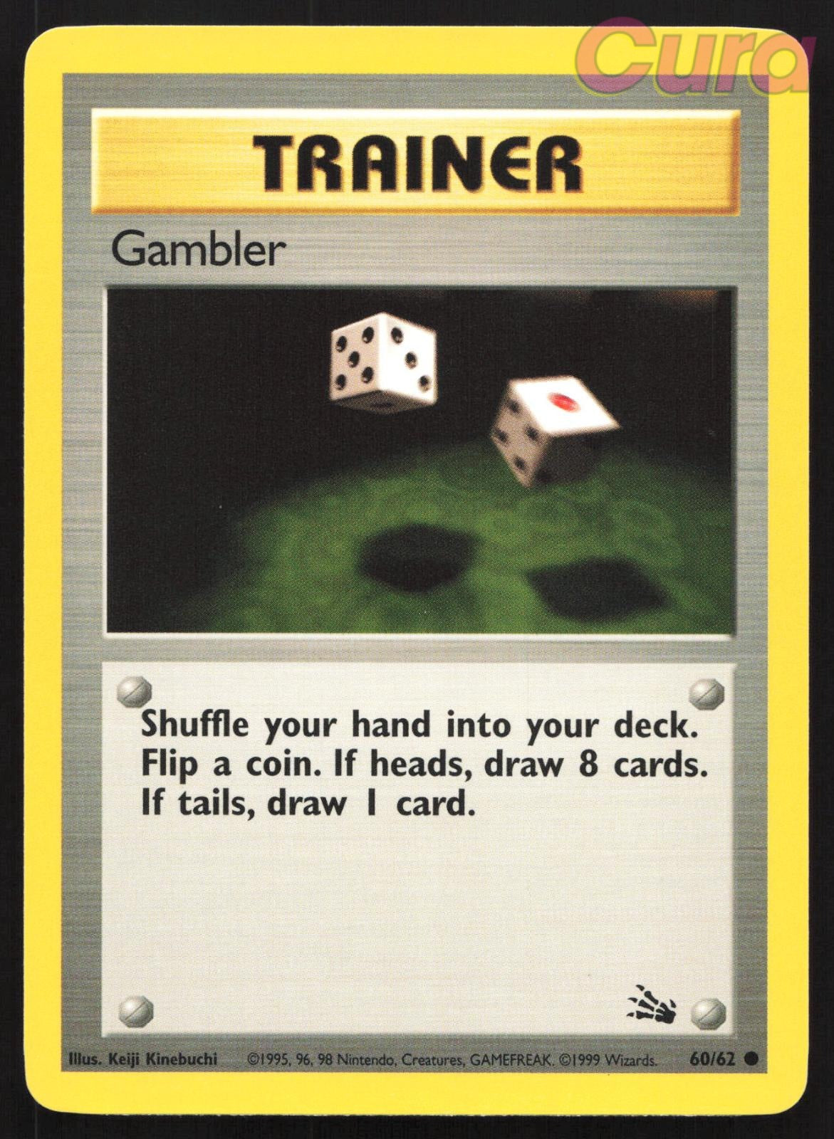 60/62 Gambler Unlimited - Common - Fossil NM