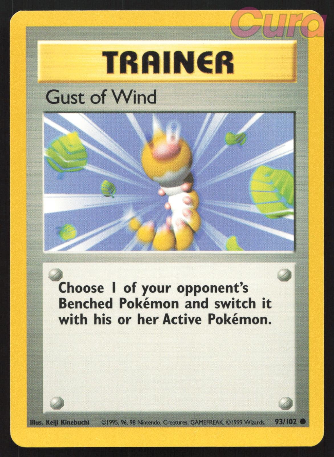 93/102 Gust of Wind - Common - Base Set Unlimited NM