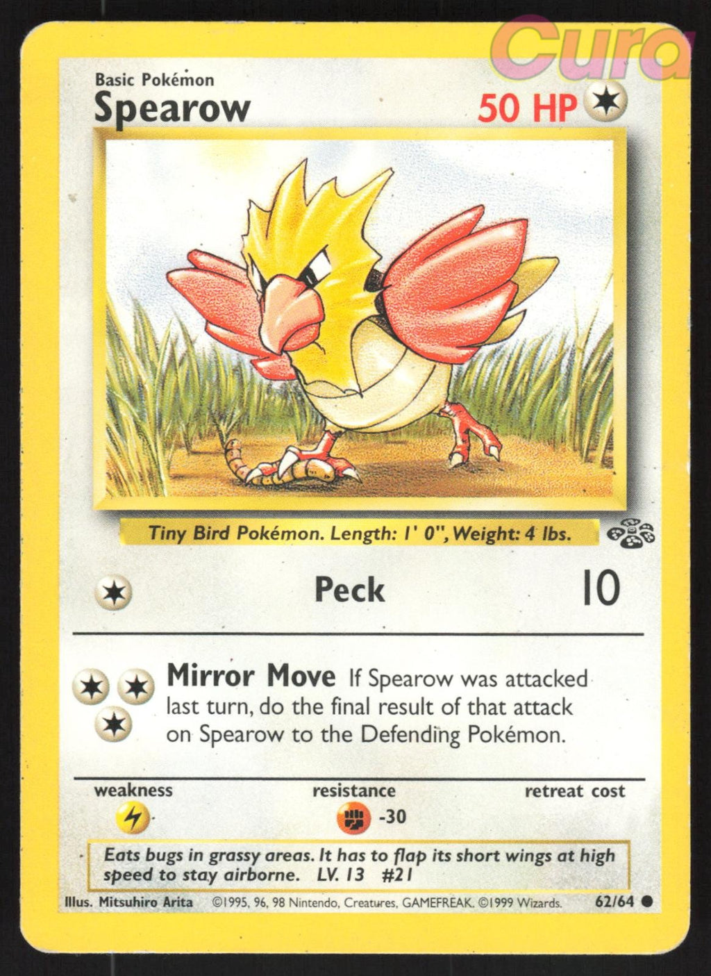 62/64 Spearow Unlimited - Common - Jungle MP
