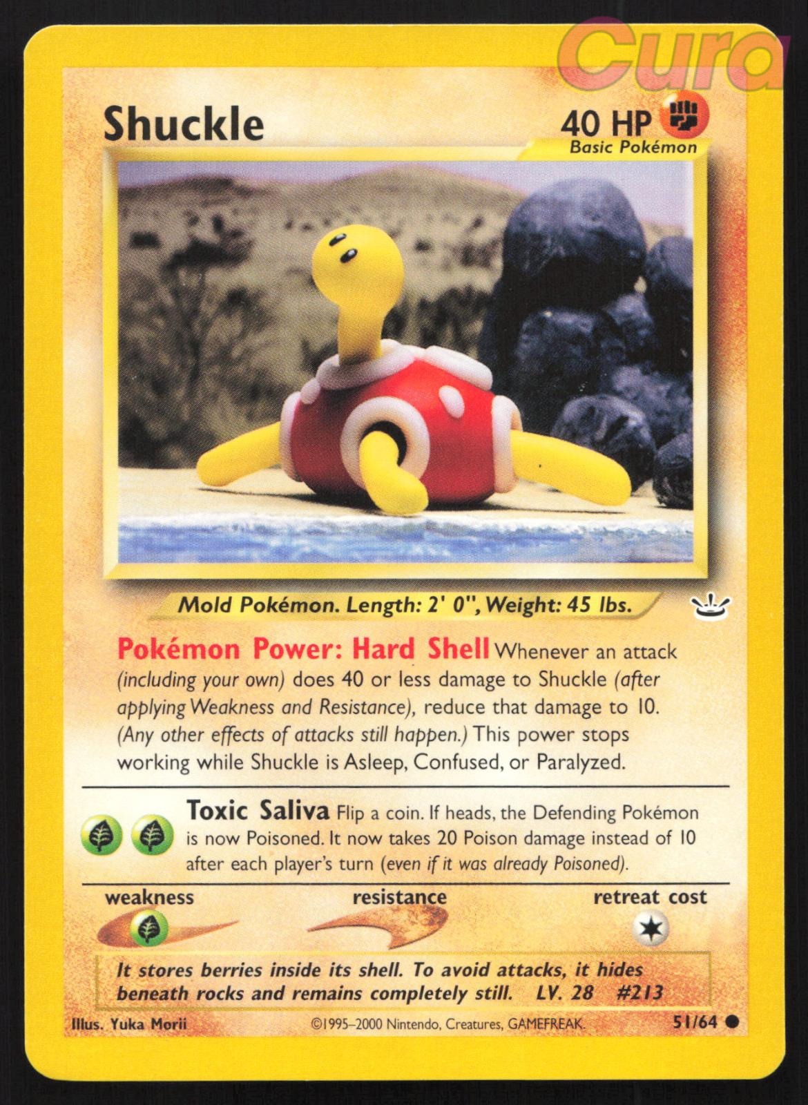 51/64 Shuckle Unlimited - Common - Neo Revelation NM