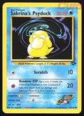 Binder Dent99/132 Sabrina's Psyduck Unlimited - Common - Gym Challenge DMG
