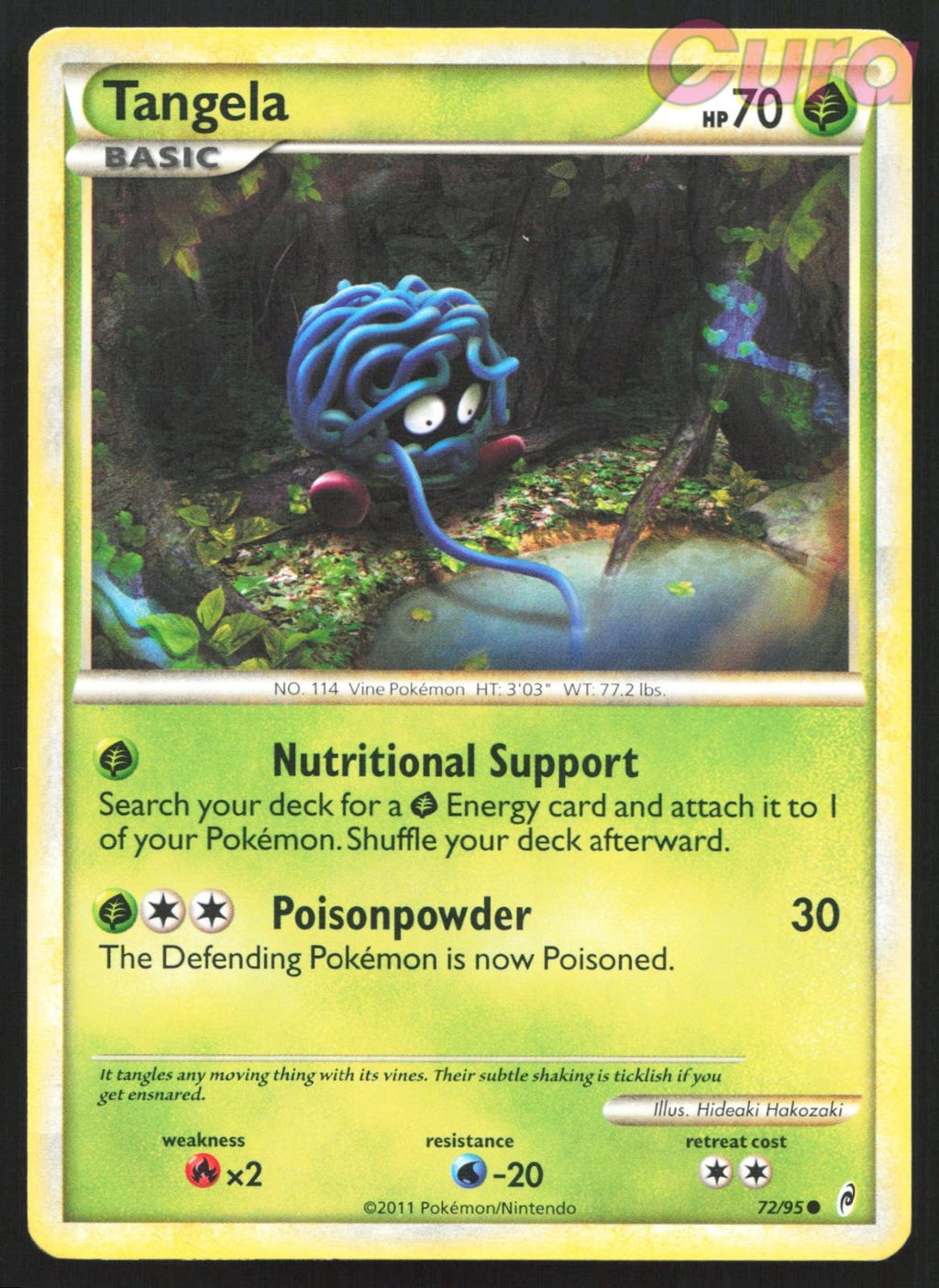 72/95 Tangela - Common - Call of Legends LP