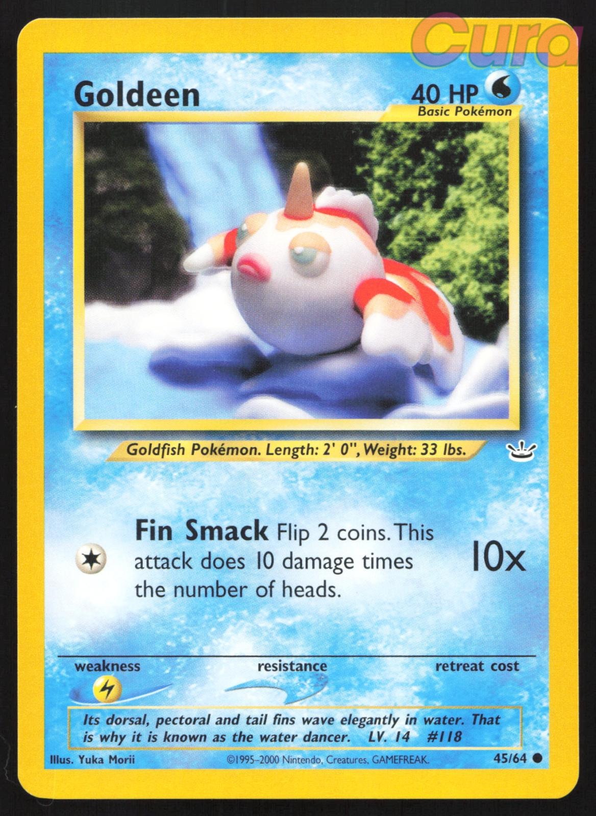 45/64 Goldeen Unlimited - Common - Neo Revelation NM
