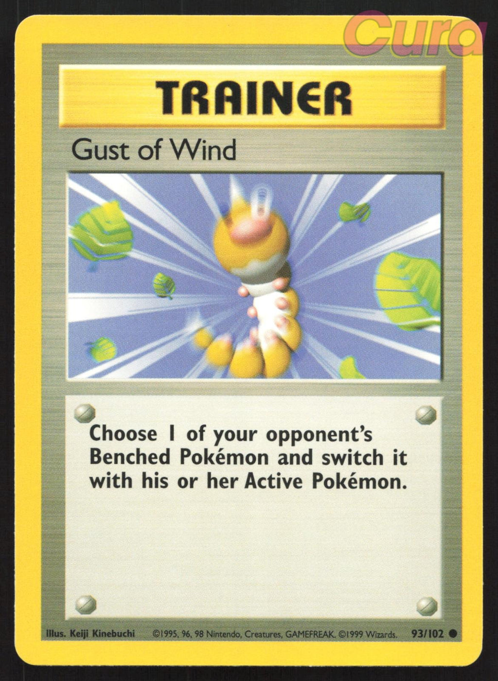 93/102 Gust of Wind - Common - Base Set Unlimited NM