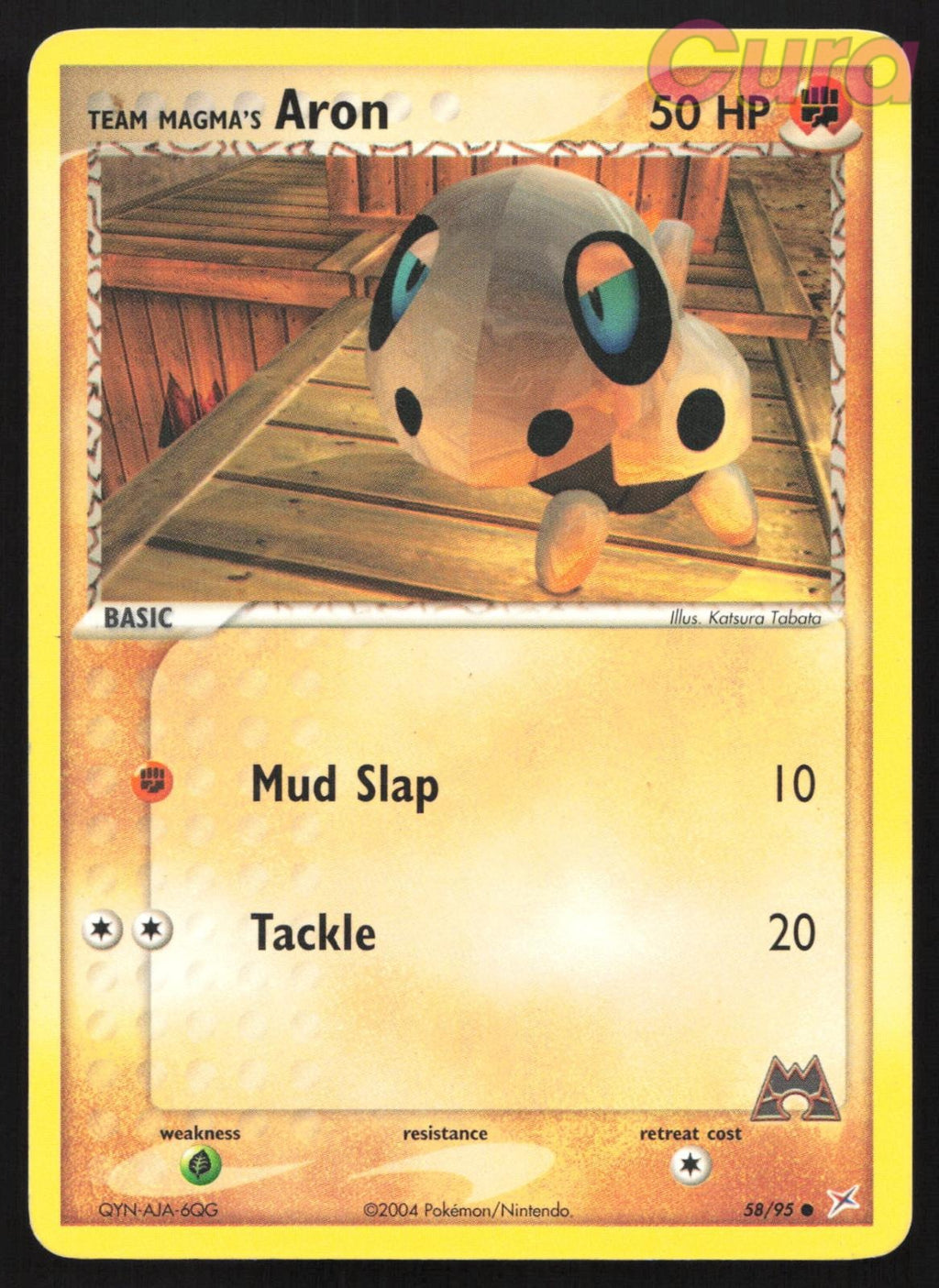 58/95 Team Magma's Aron - Common - Team Magma vs Team Aqua MP