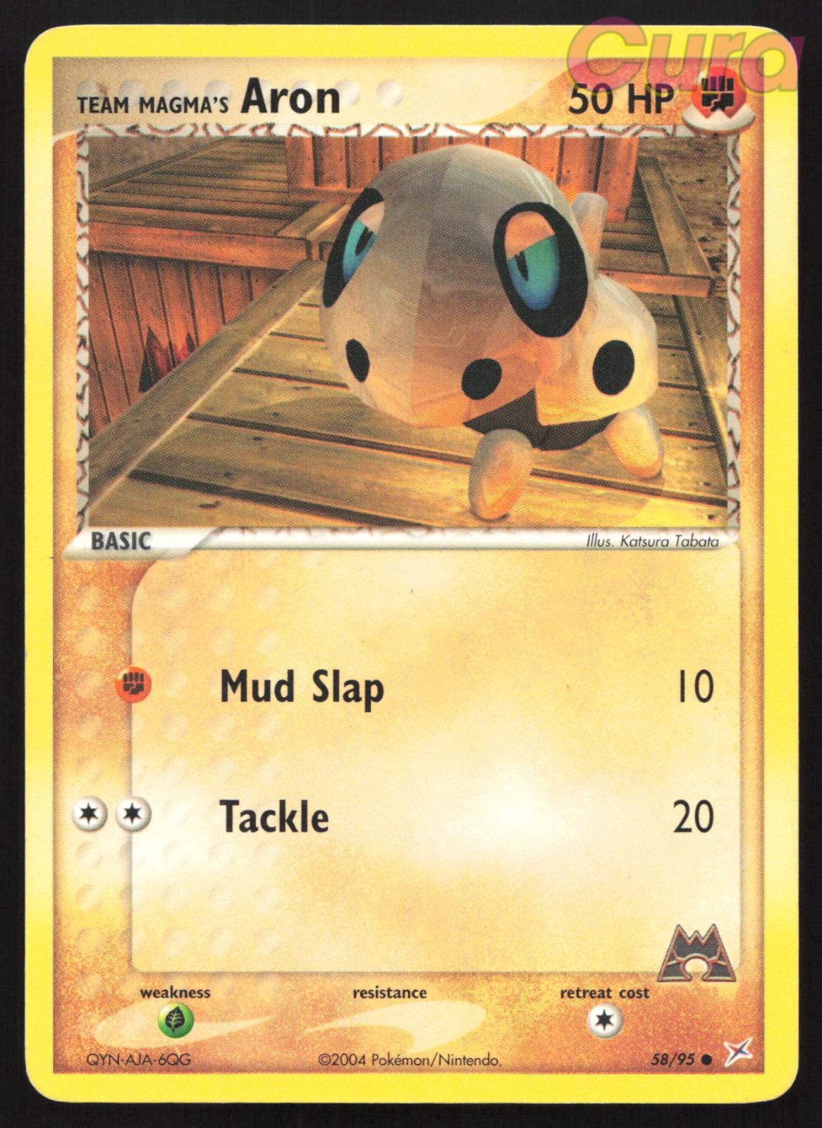 58/95 Team Magma's Aron - Common - Team Magma vs Team Aqua MP