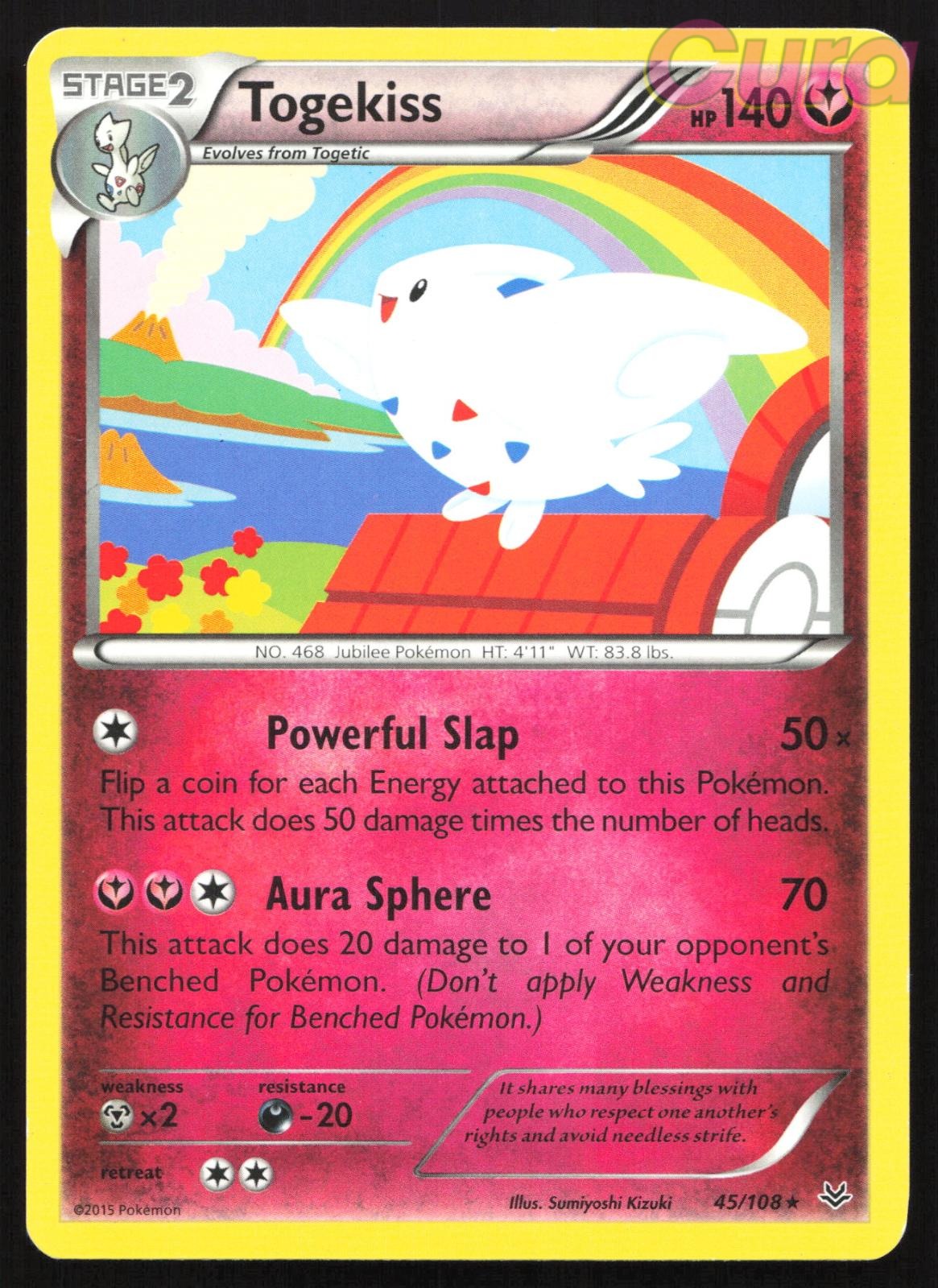 45/108 Togekiss - Rare - Roaring Skies LP
