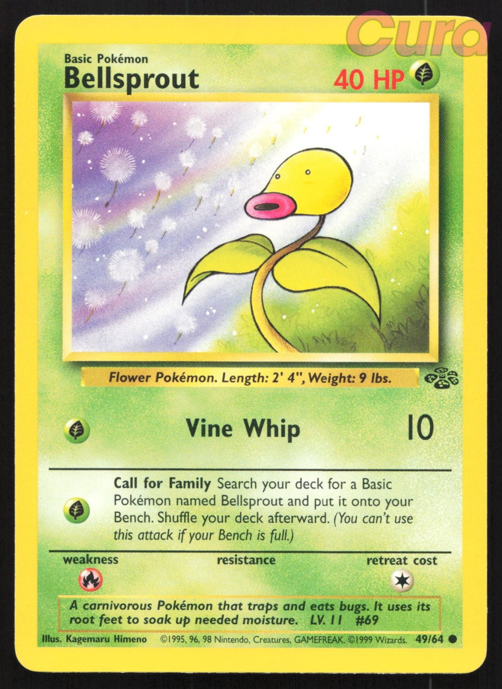 49/64 Bellsprout Unlimited - Common - Jungle NM