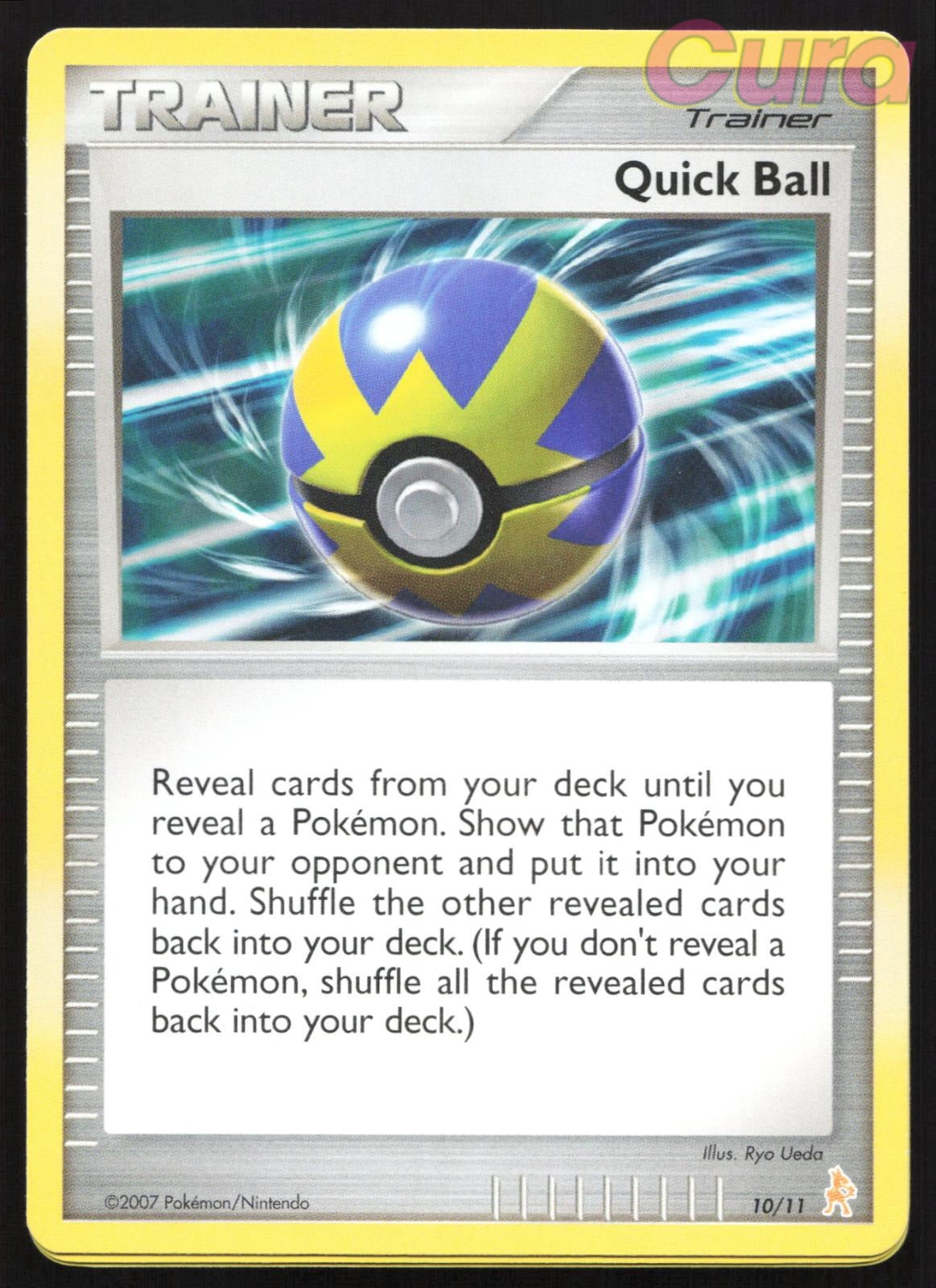 10/11 Quick Ball - Common - DP Trainer Kit: Manaphy & Lucario LP