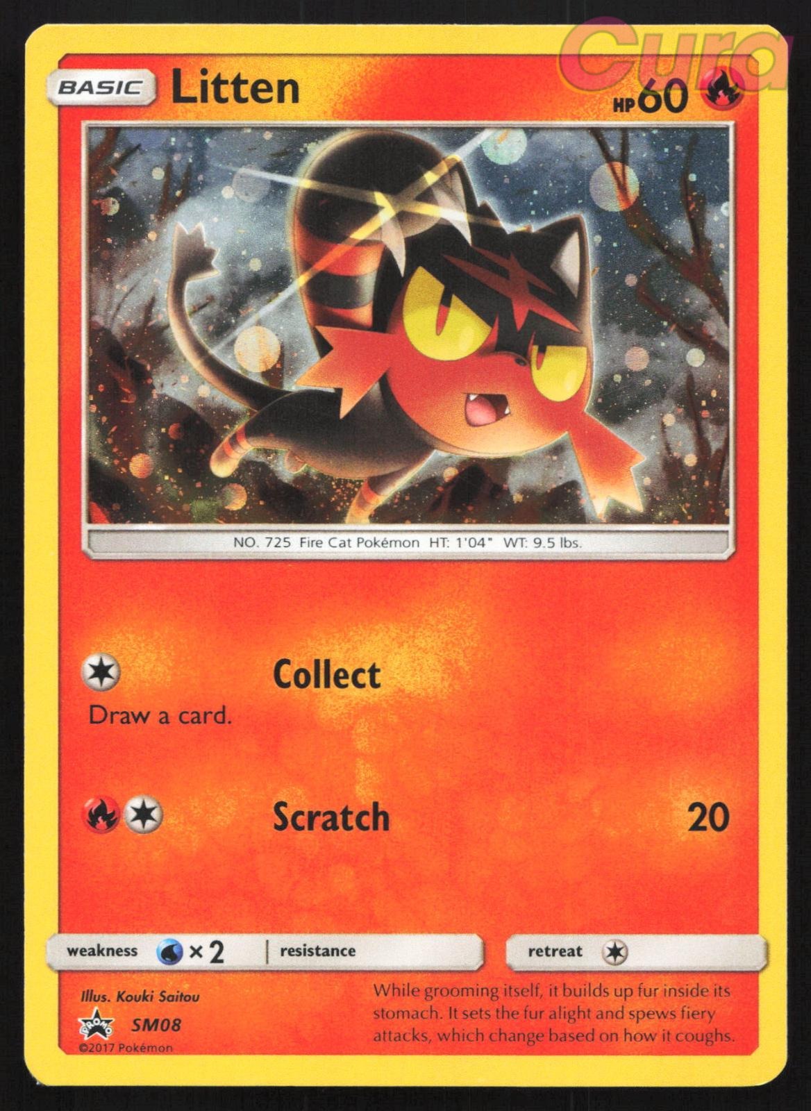 SM08 Litten - Holo - Promo - Sun & Moon Promo LP