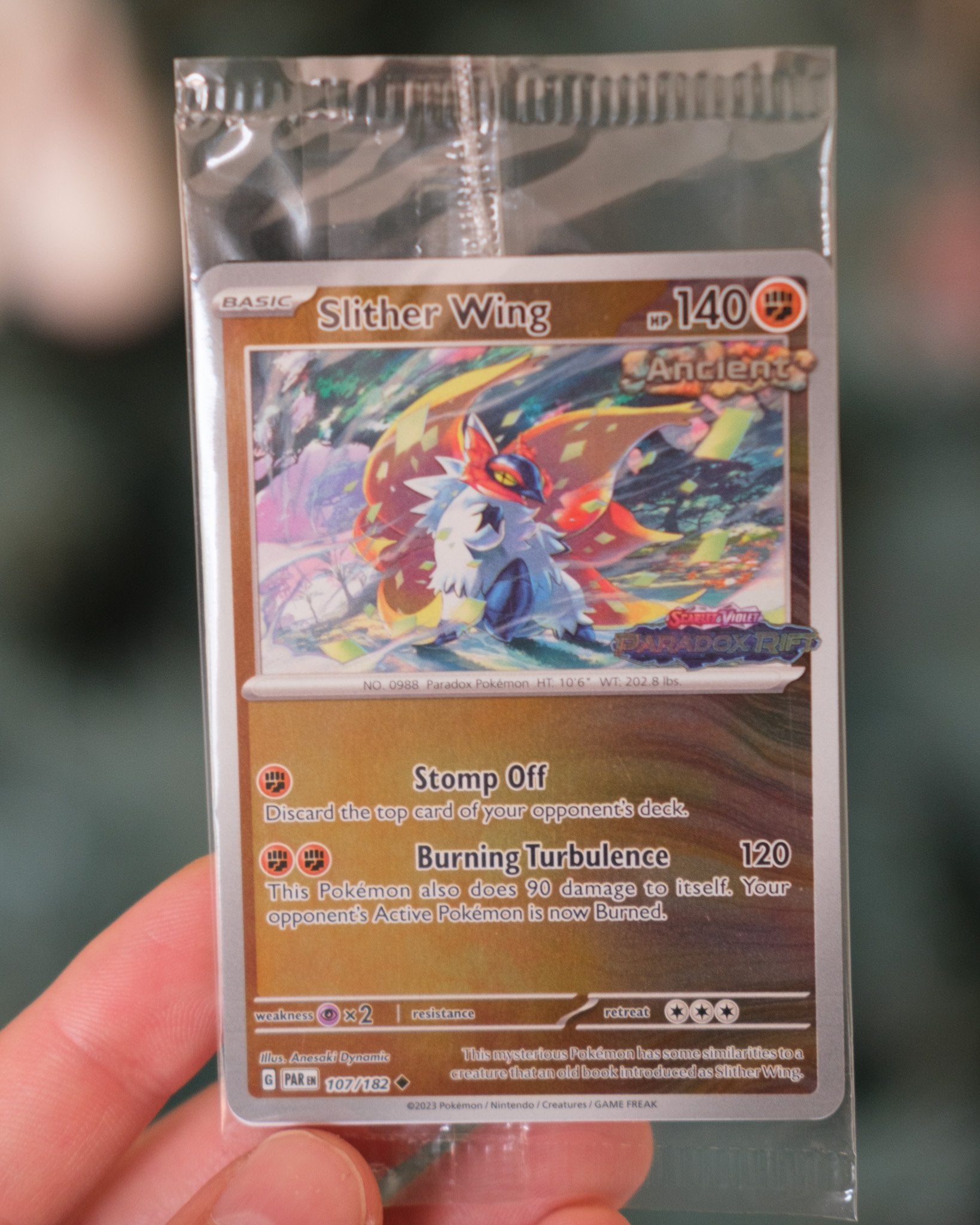 Slither Wing 107/182 - Paradox Rift Stamped - Best Buy Promo - US Exclusive
