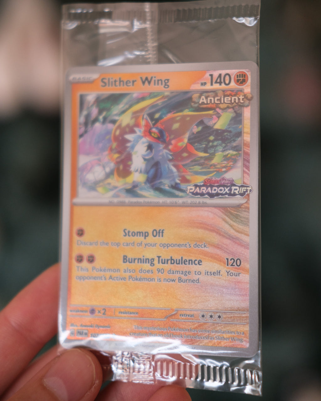 Slither Wing 107/182 - Paradox Rift Stamped - Best Buy Promo - US Exclusive