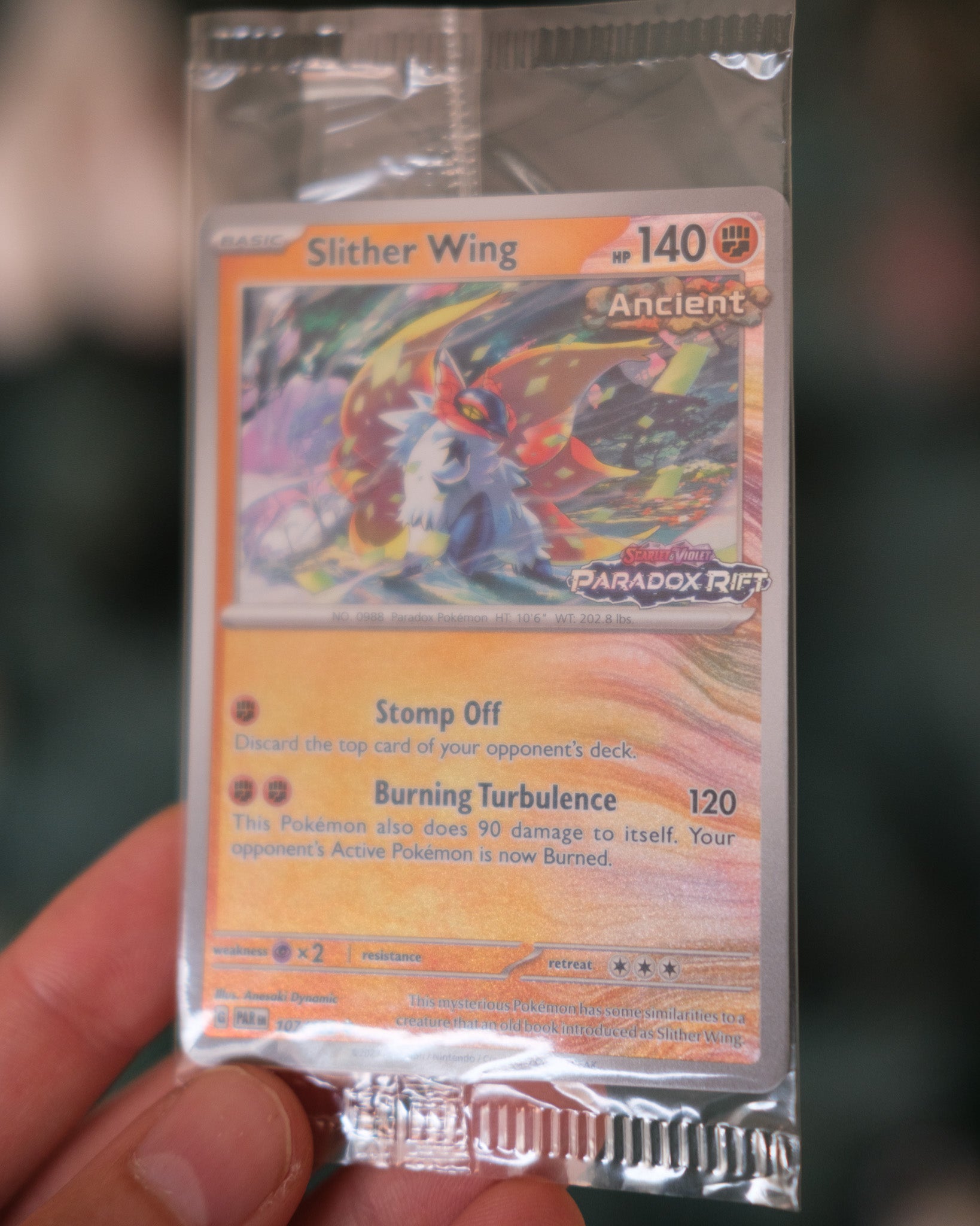 Slither Wing 107/182 - Paradox Rift Stamped - Best Buy Promo - US Exclusive