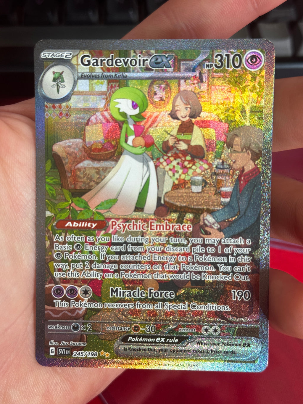 245/198 Gardevoir ex - Special Illustration Rare - Scarlet & Violet