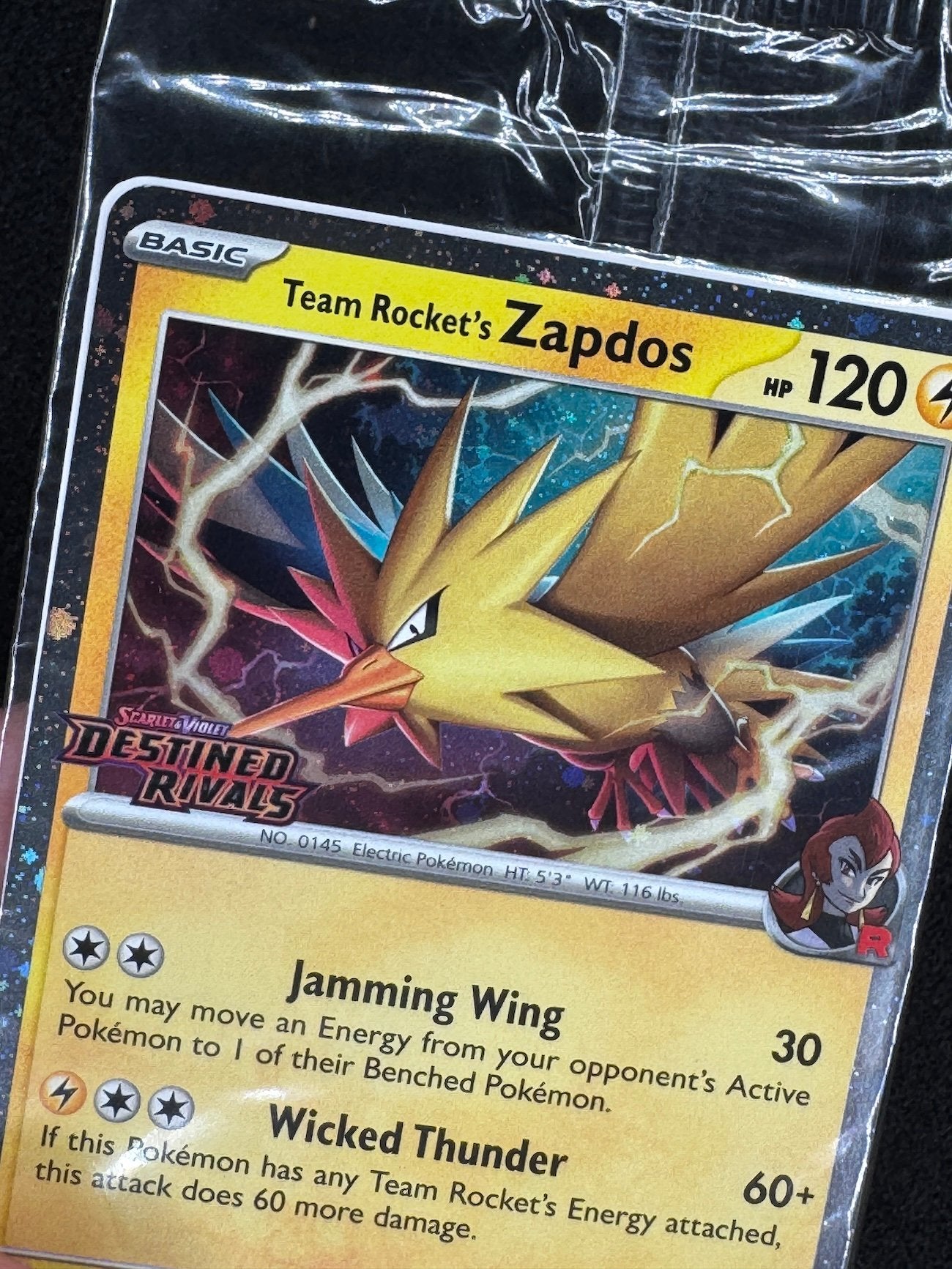 Zapdos 070/182 - Destined Rivals Stamp Promo - Sealed (Asia Exclusive)