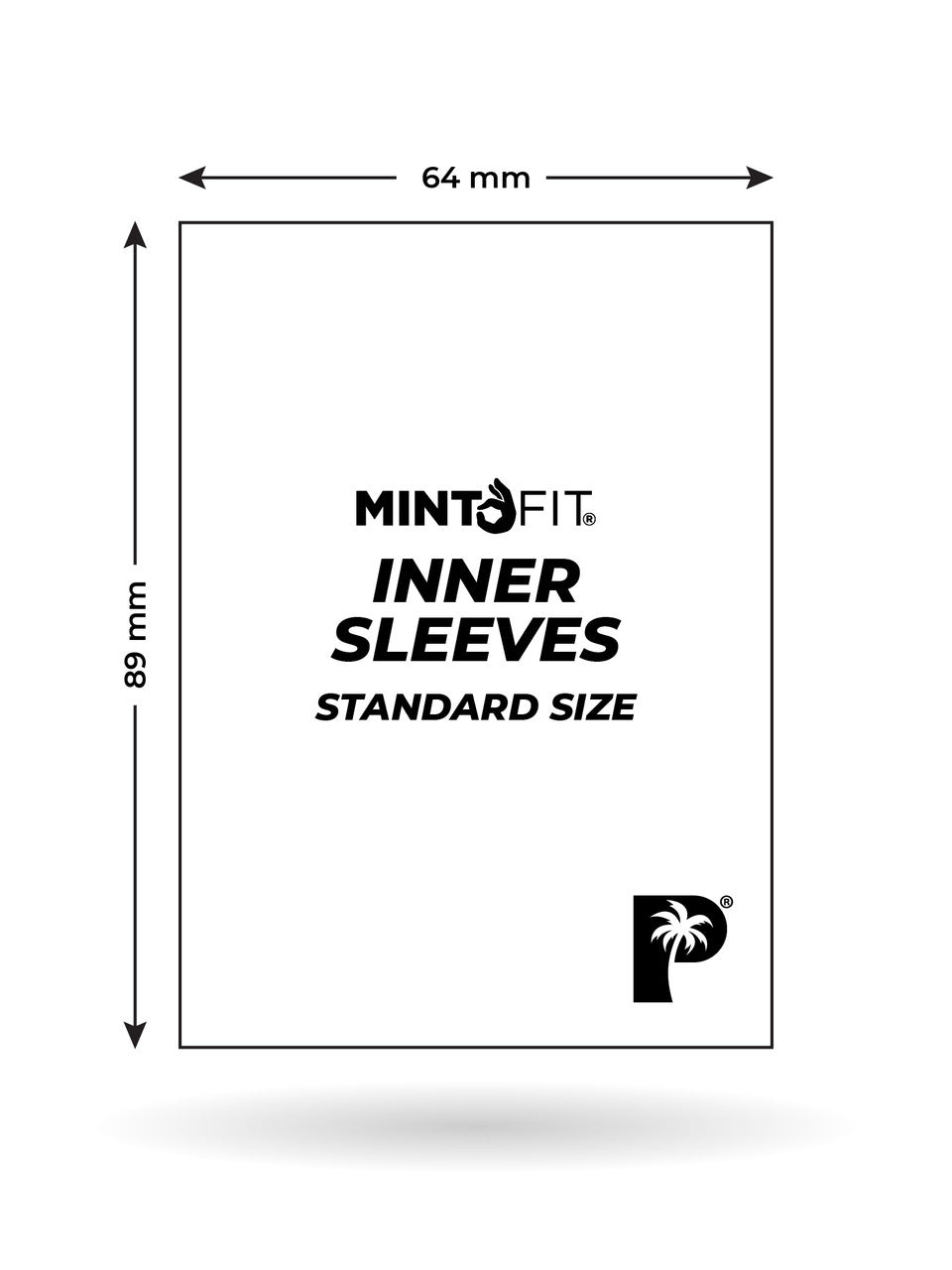 MintFit Inner Sleeves - Standard Size - 100pc  – Palms Off Gaming
