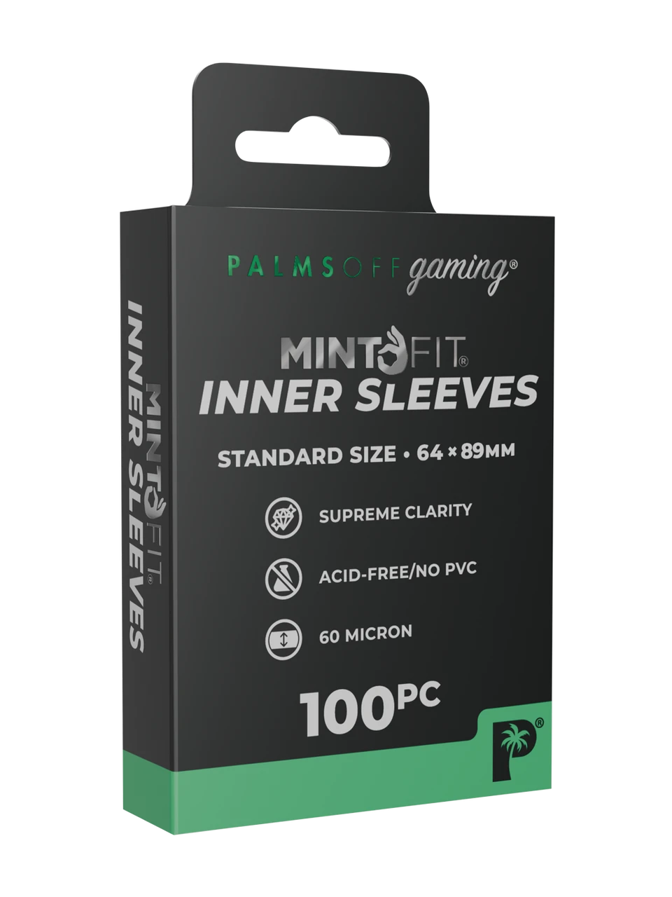 MintFit Inner Sleeves - Standard Size - 100pc  – Palms Off Gaming