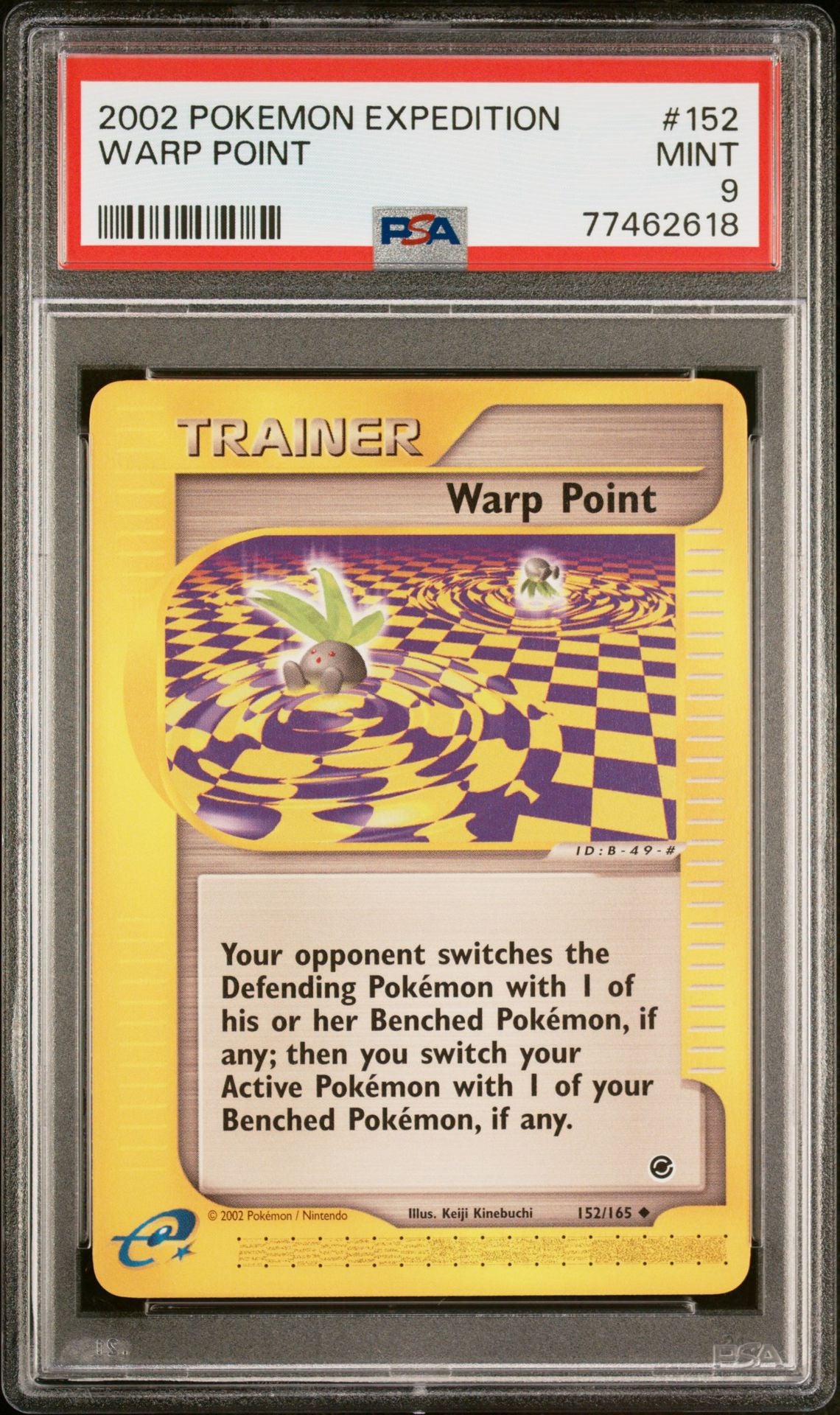 Expedition 152 Warp Point 2002 Pokemon PSA MINT 9