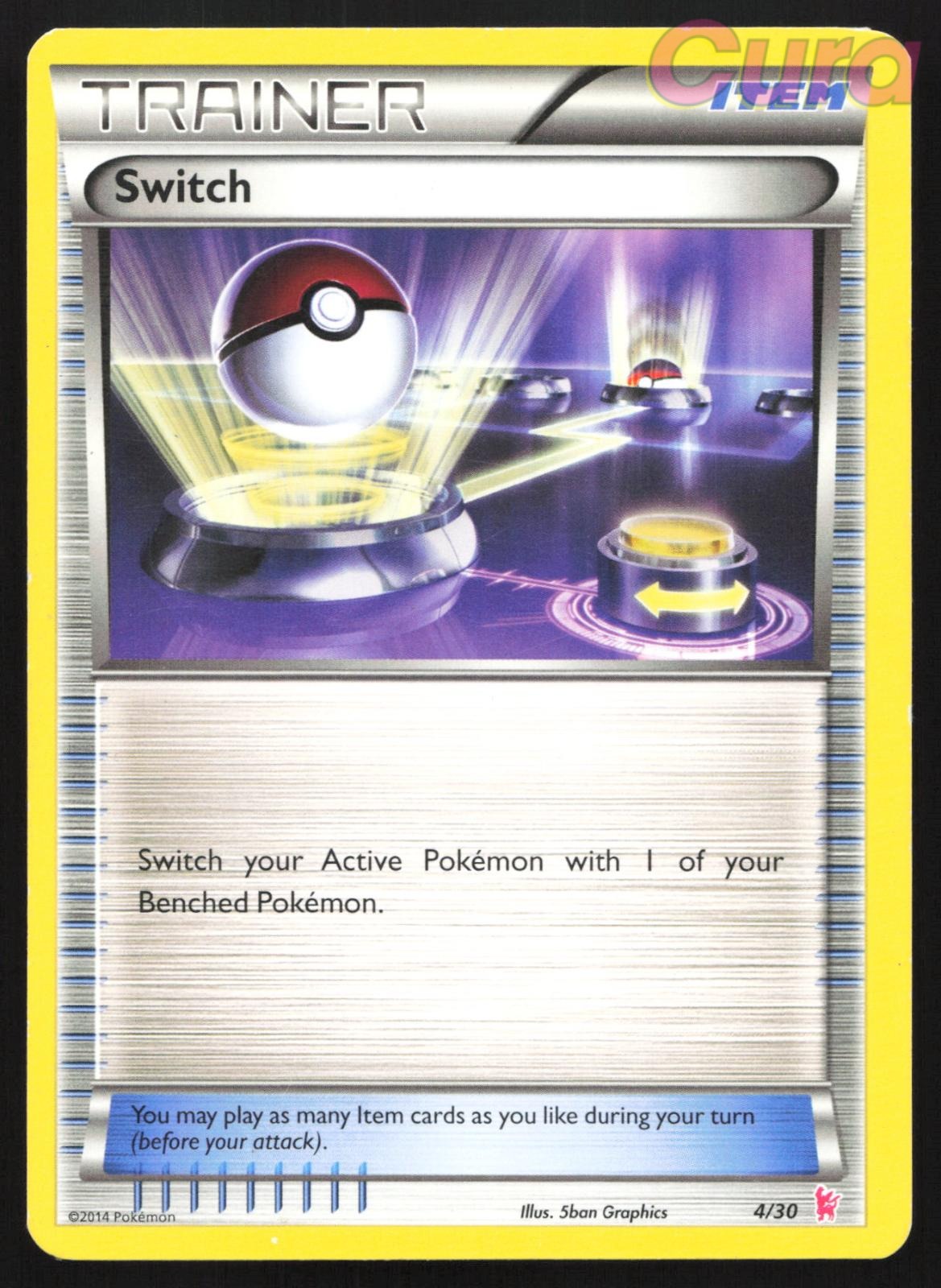 4/30 Switch (Sylveon) - Common - XY Trainer Kit: Sylveon & Noivern MP