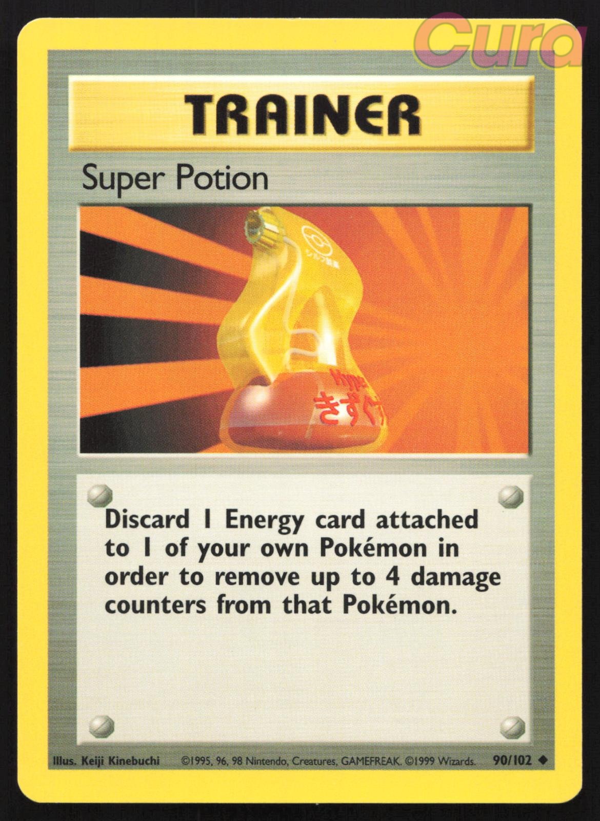 90/102 Super Potion - Uncommon - Base Set Unlimited LP