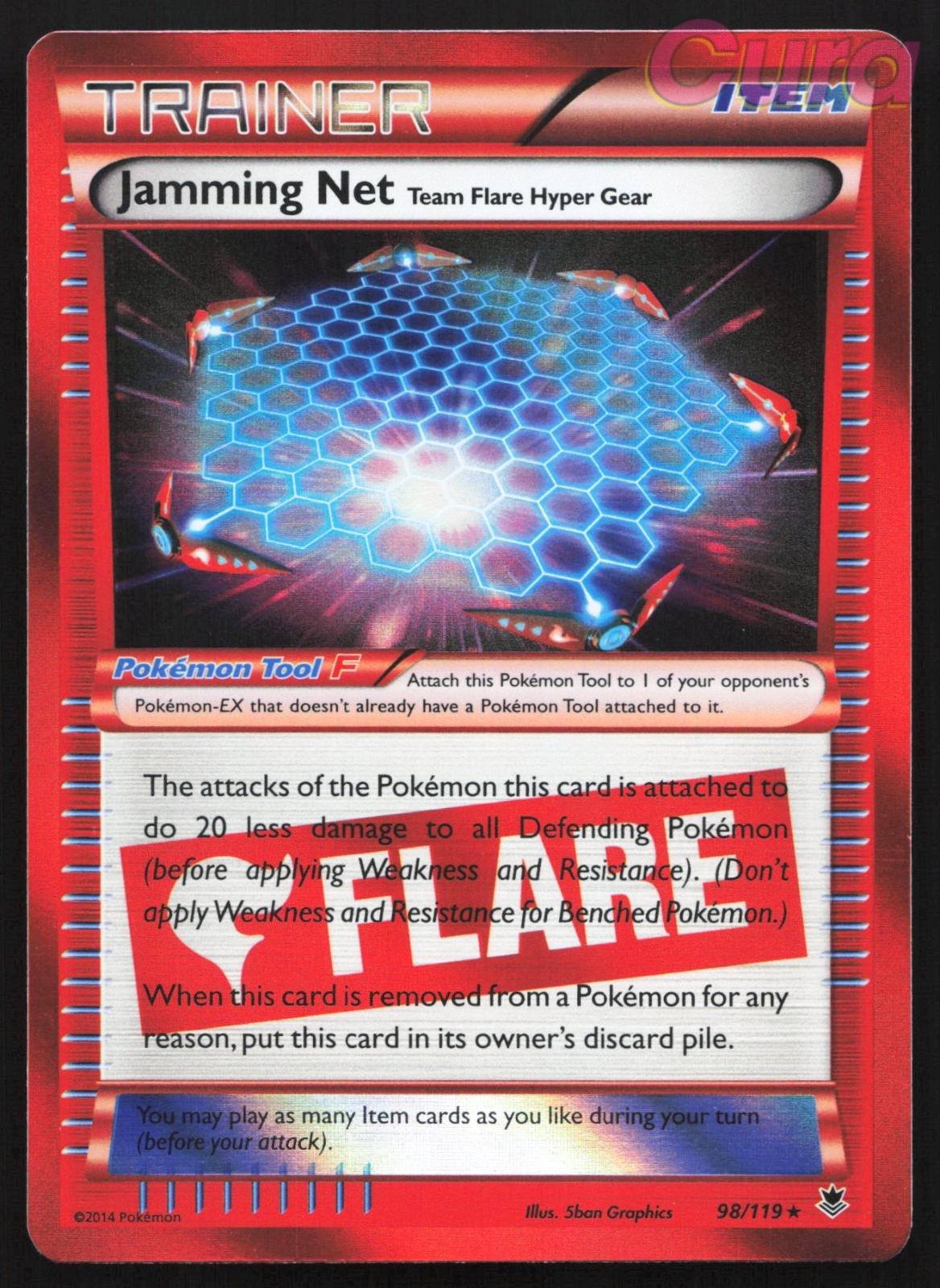 98/119 Jamming Net - Holo Rare - Phantom Forces NM