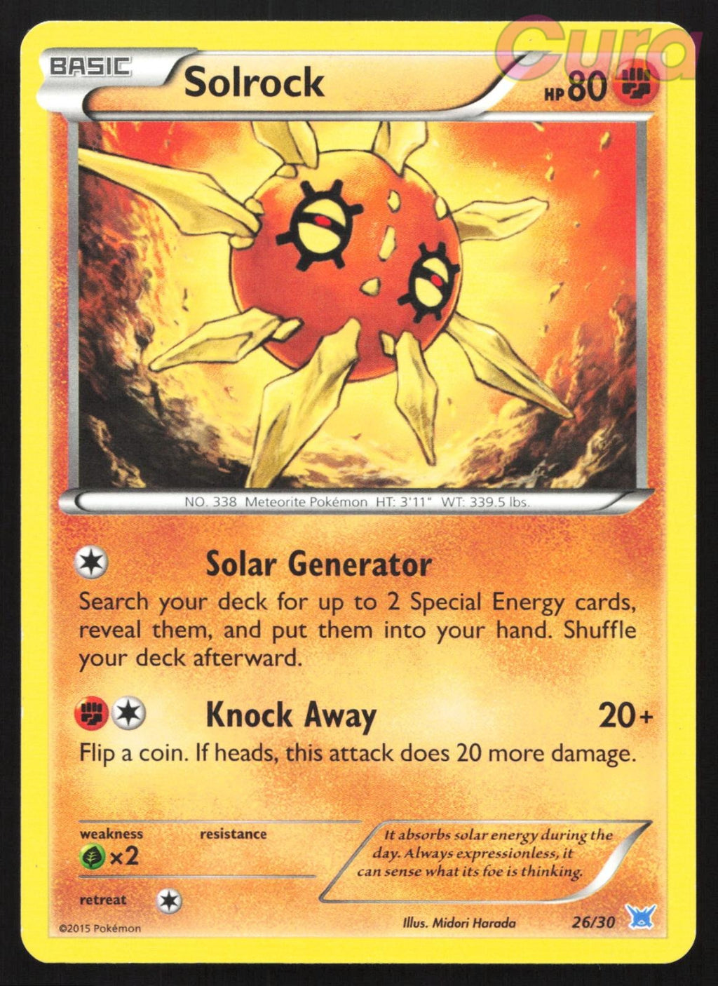 26/30 Solrock - - XY Trainer Kit Latias Latios MP
