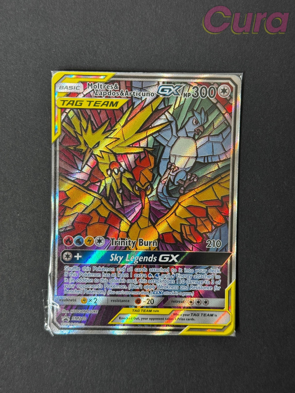 SM210 Moltres & Zapdos & Articuno GX Holo - Promo - Sun & Moon Promo NM