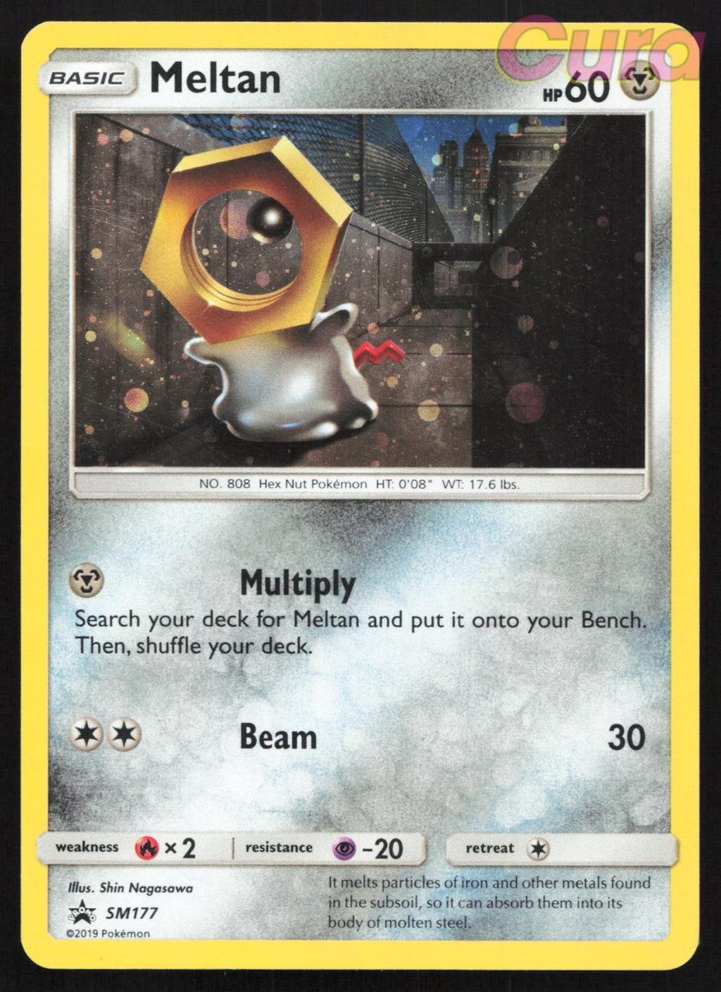 SM177 Meltan - Holo - Promo - Sun & Moon Promo LP