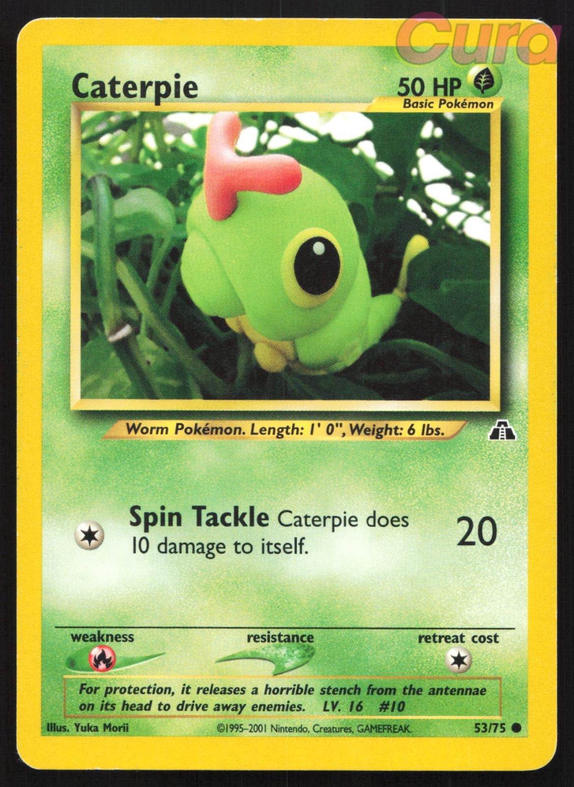 53/75 Caterpie Unlimited - Common - Neo Discovery LP