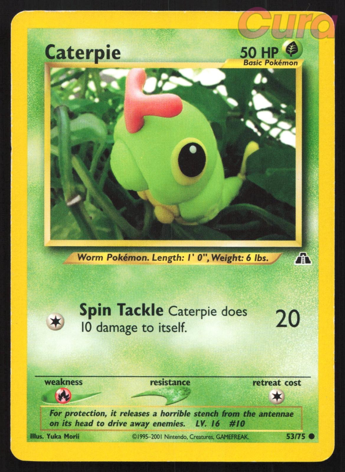 53/75 Caterpie Unlimited - Common - Neo Discovery LP