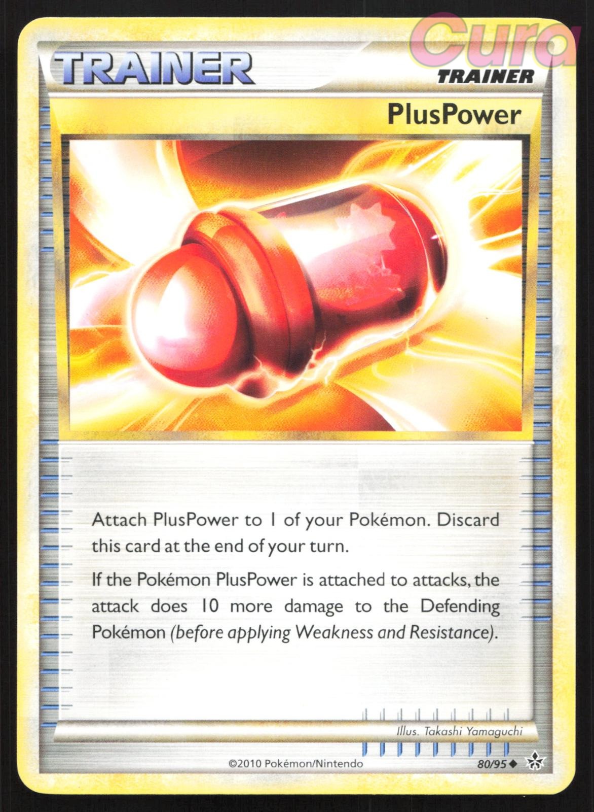 80/95 PlusPower - Uncommon - HGSS Unleashed NM