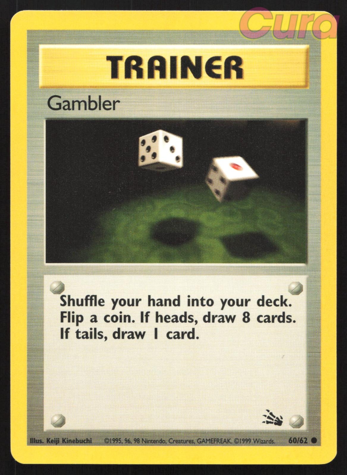 60/62 Gambler Unlimited - Common - Fossil NM