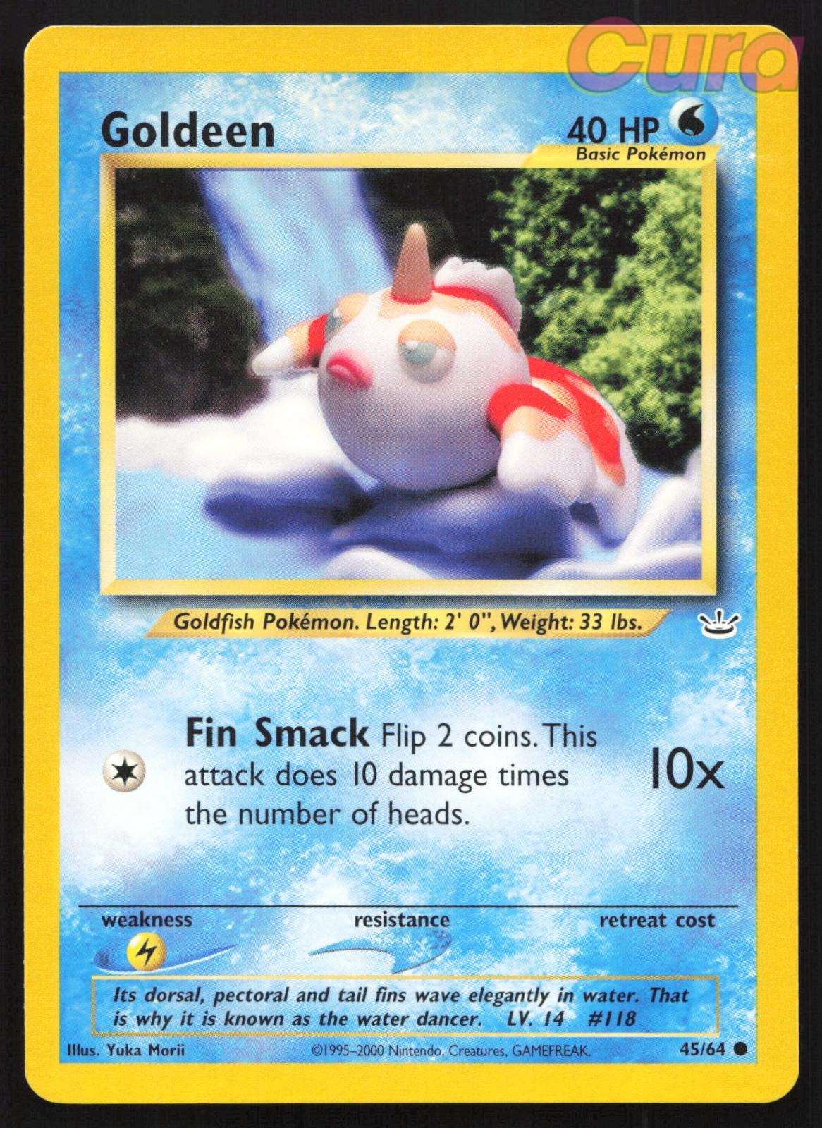 45/64 Goldeen Unlimited - Common - Neo Revelation NM