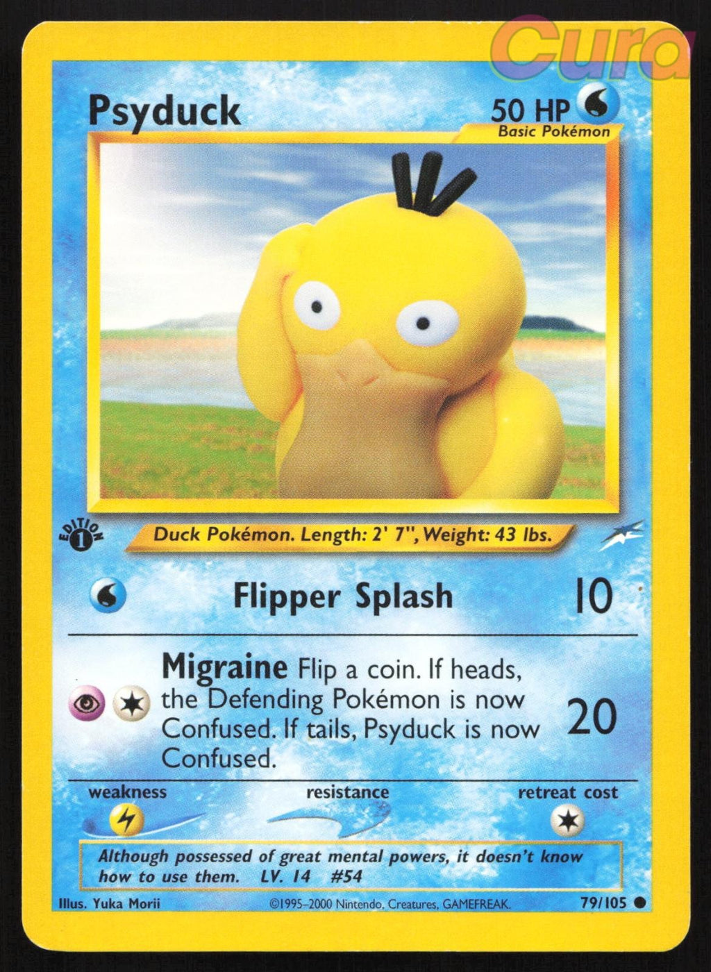 79/105 Psyduck 1st Edition - Common - Neo Destiny LP