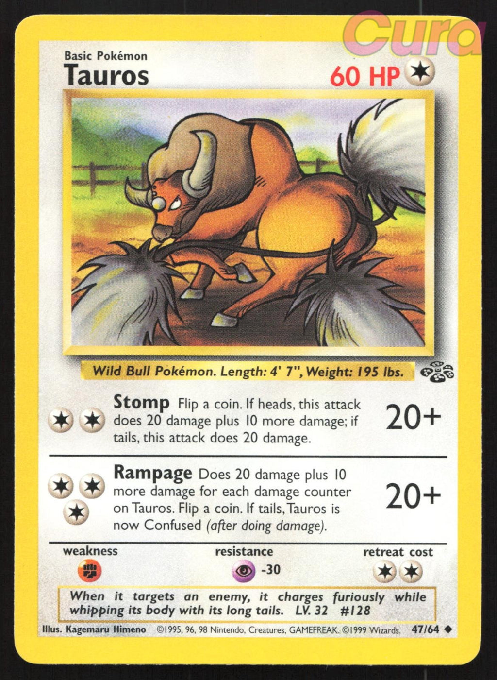 47/64 Tauros Unlimited - Uncommon - Jungle NM