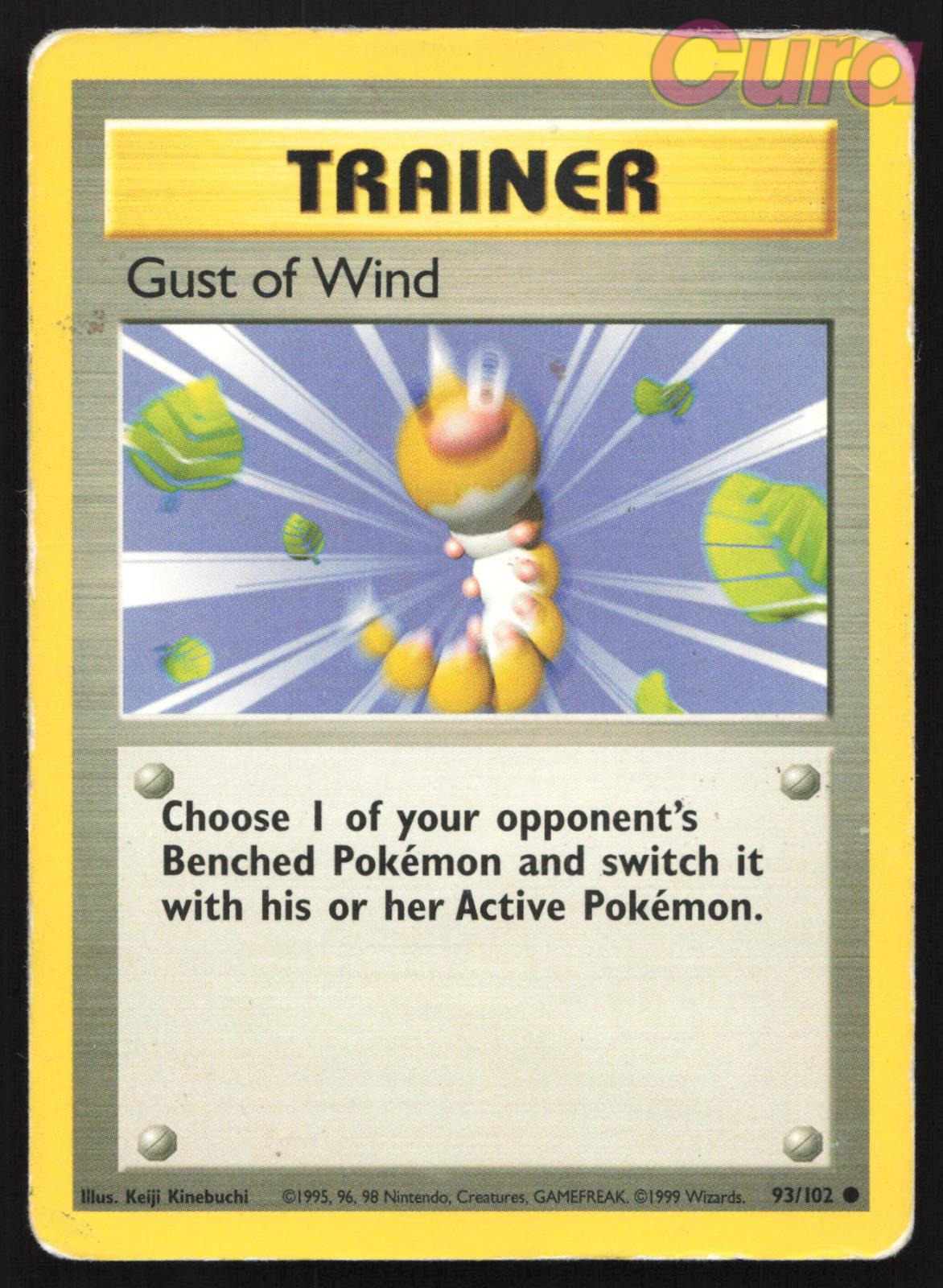 93/102 Gust of Wind - Common - Base Set Unlimited DMG
