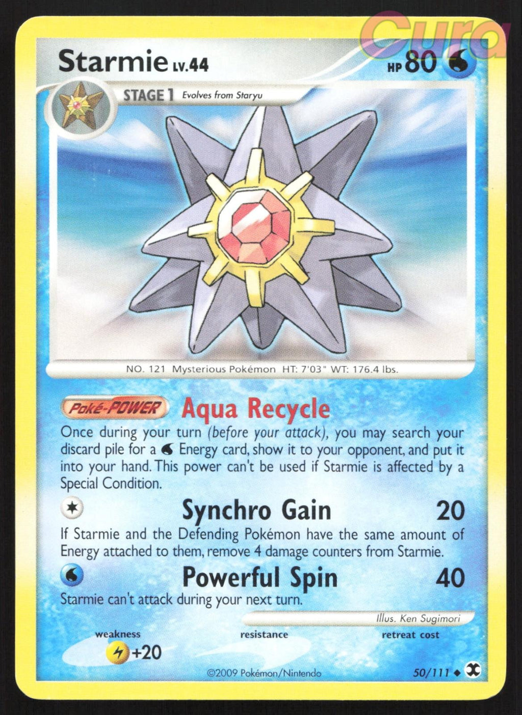Indents 50/111 Starmie - Uncommon - Rising Rivals HP