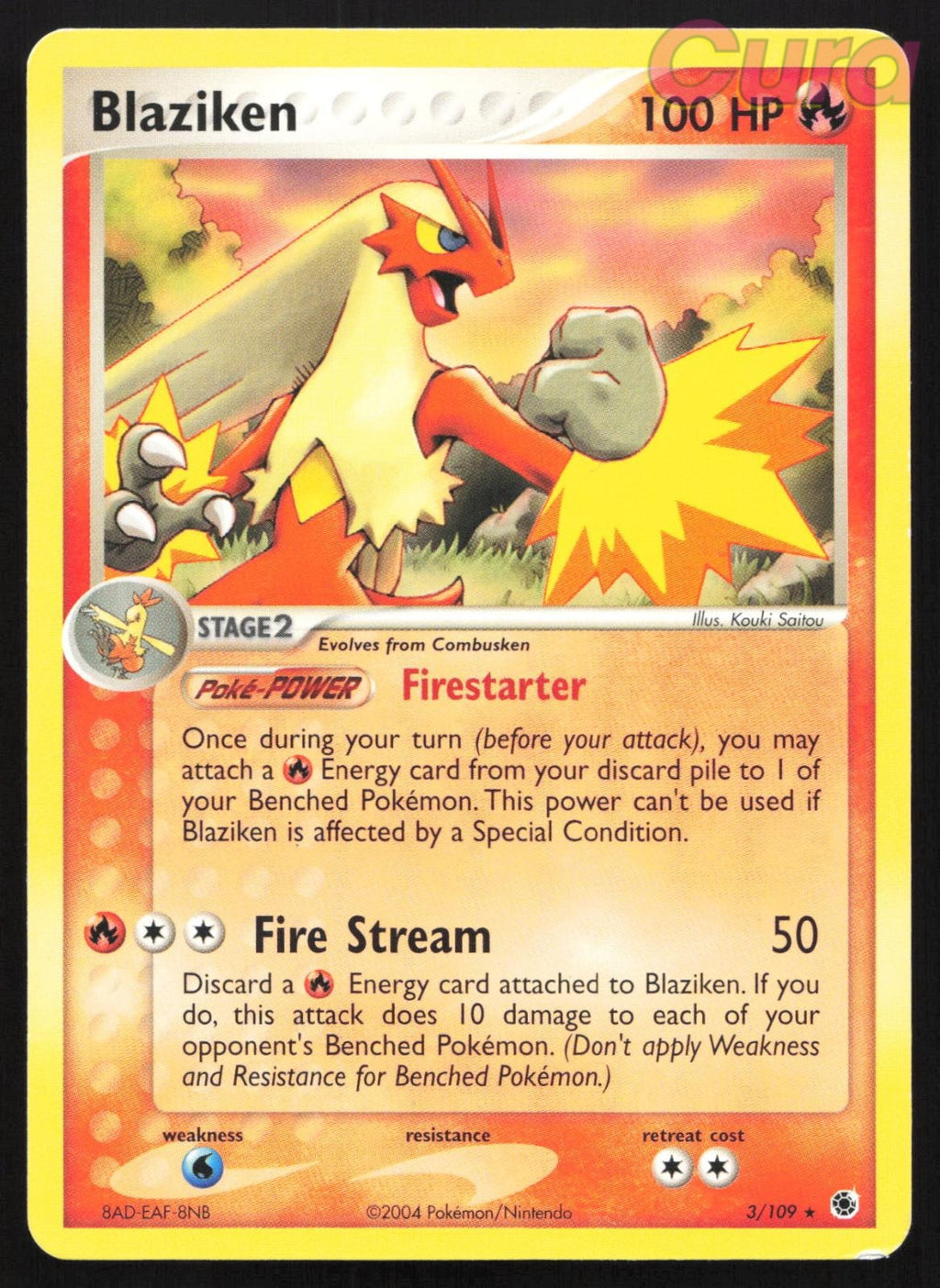 3 Blaziken - Rare - EX Battle Stadium LP