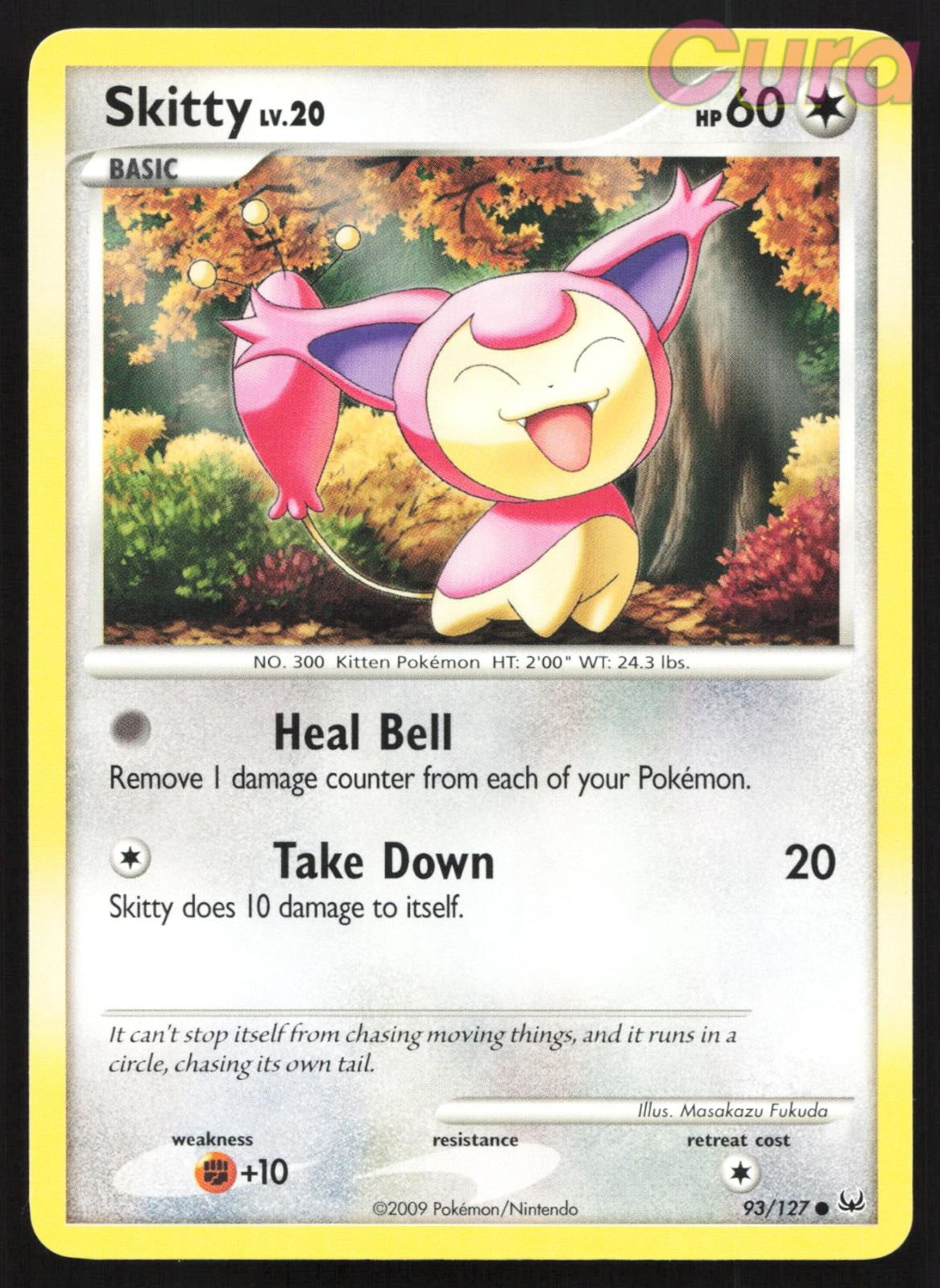 93/127 Skitty - Common - Platinum NM