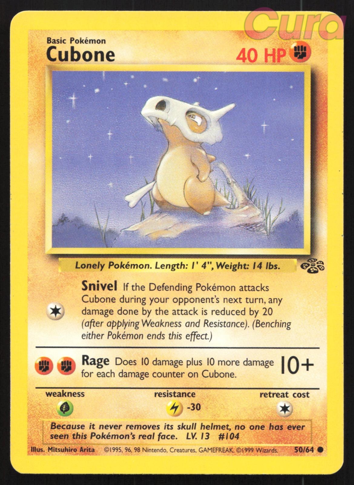 50/64 Cubone Unlimited - Common - Jungle MP