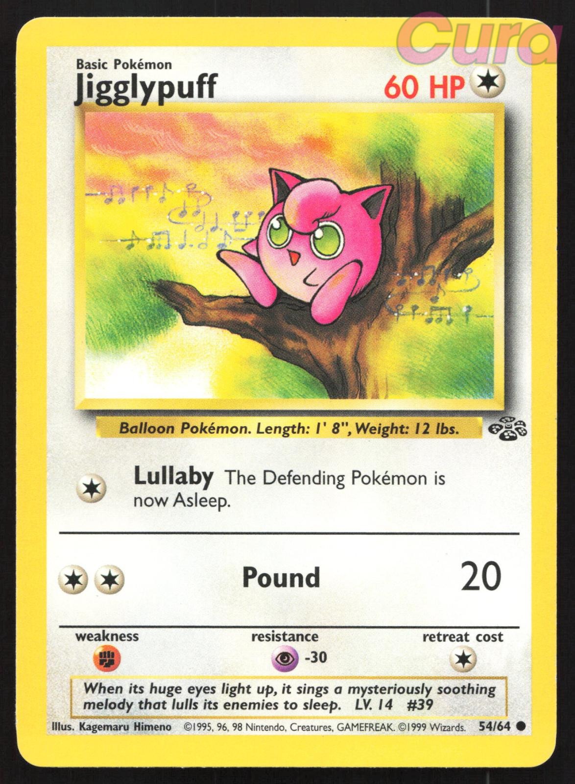 54/64 Jigglypuff Unlimited - Common - Jungle LP