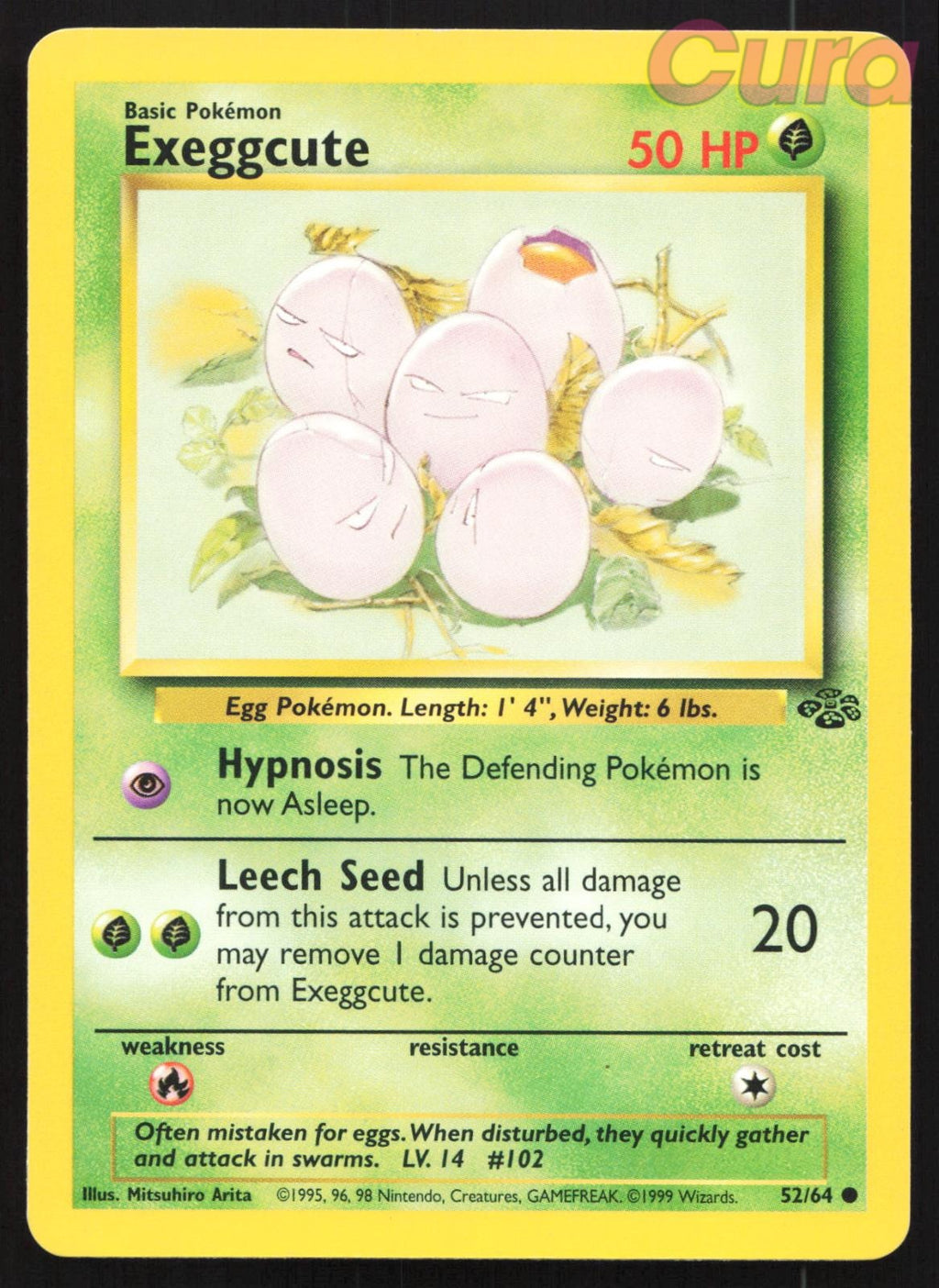 52/64 Exeggcute Unlimited - Common - Jungle LP