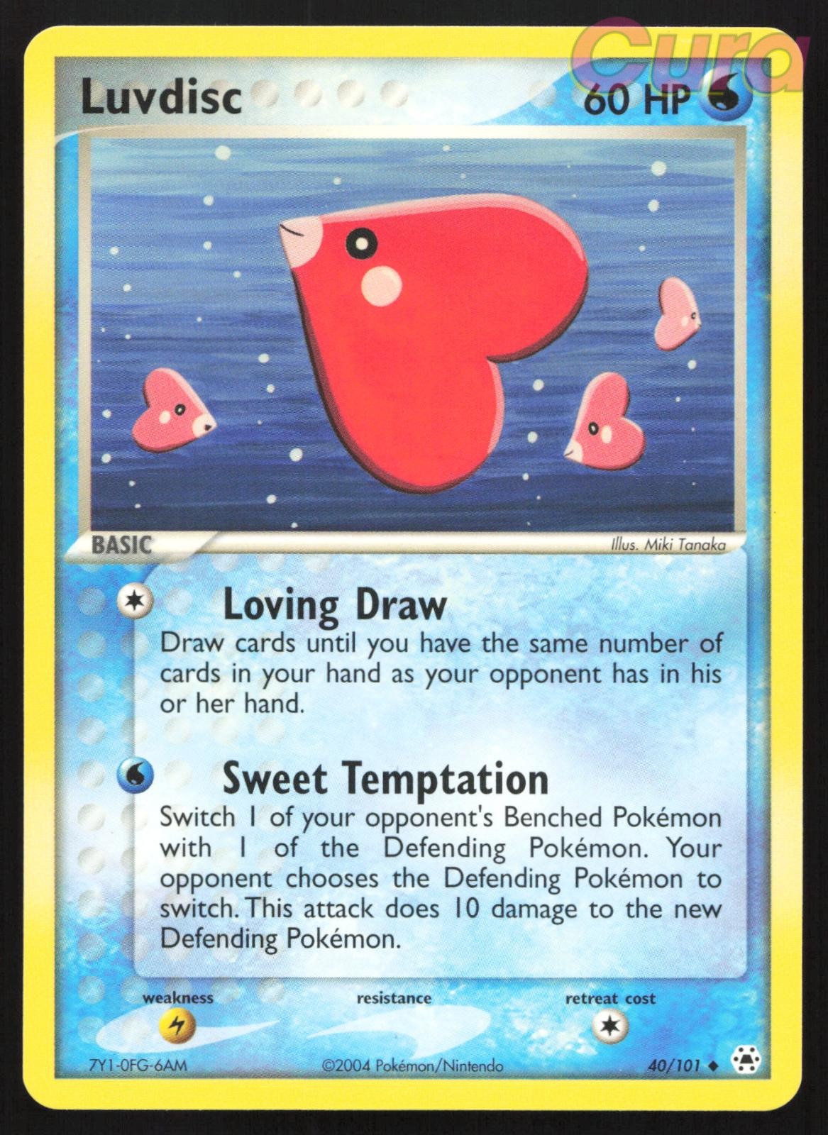 40/101 Luvdisc - Uncommon - Hidden Legends NM