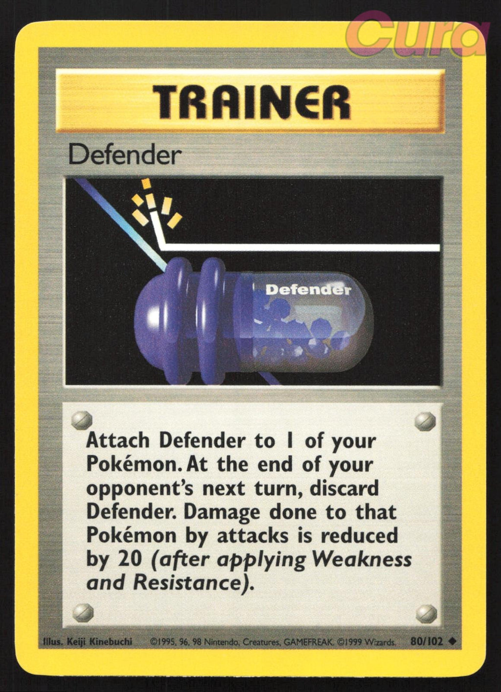 80/102 Defender - Uncommon - Base Set Unlimited NM