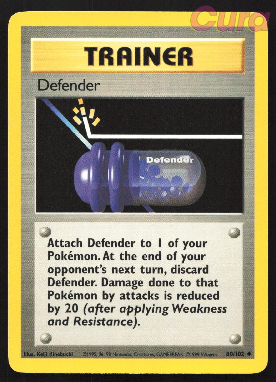 80/102 Defender - Uncommon - Base Set Unlimited NM