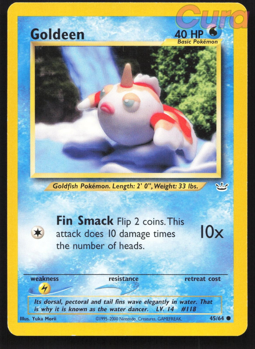 45/64 Goldeen Unlimited - Common - Neo Revelation NM