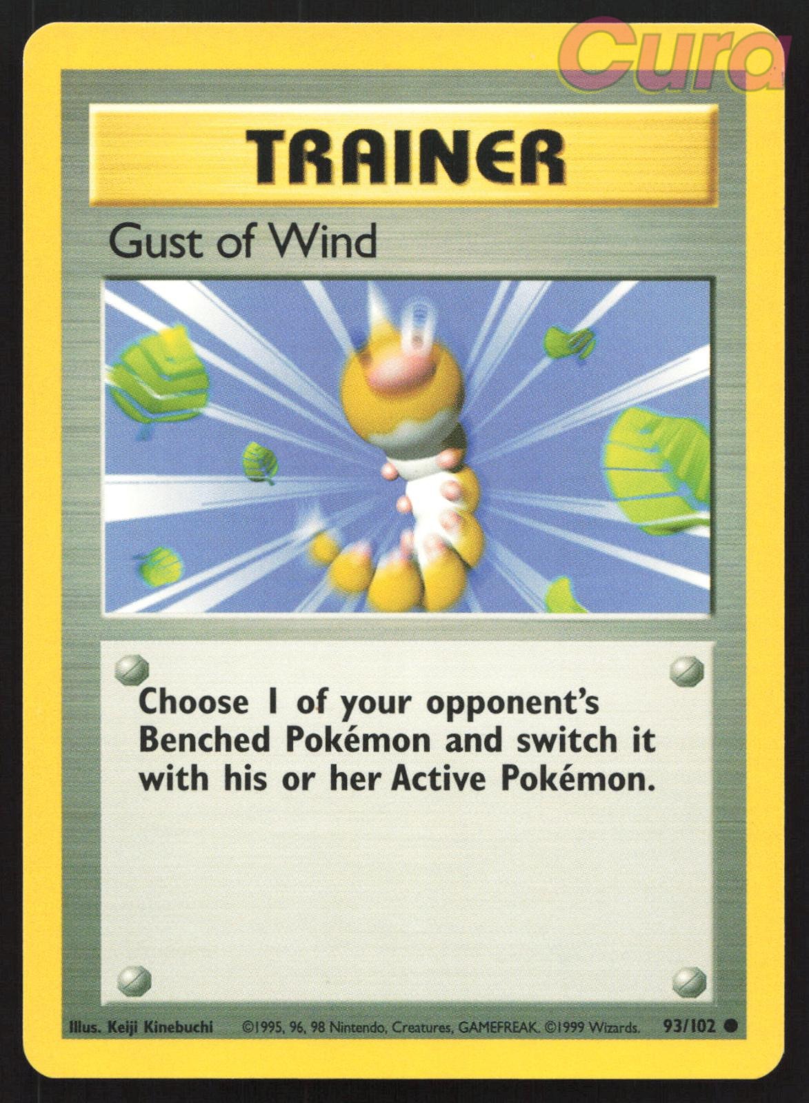 93/102 Gust of Wind - Common - Base Set Unlimited NM