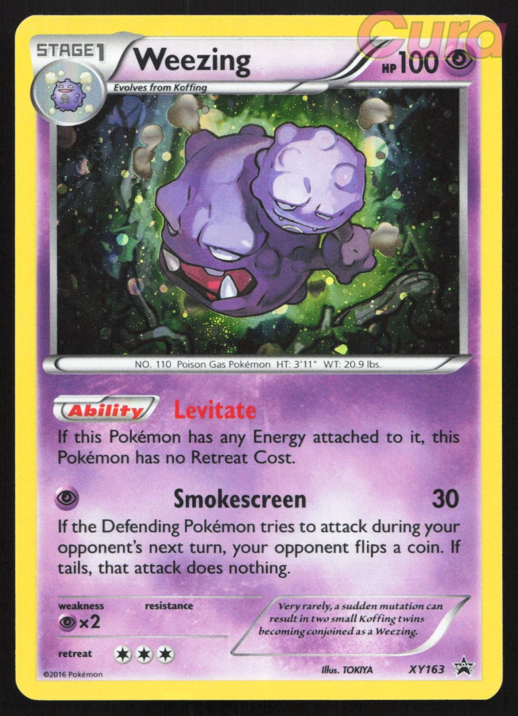 XY163 Weezing Holo - Promo - XY Promo LP